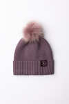 Horze Noa Kids Knitted Hat With Removable Pompom