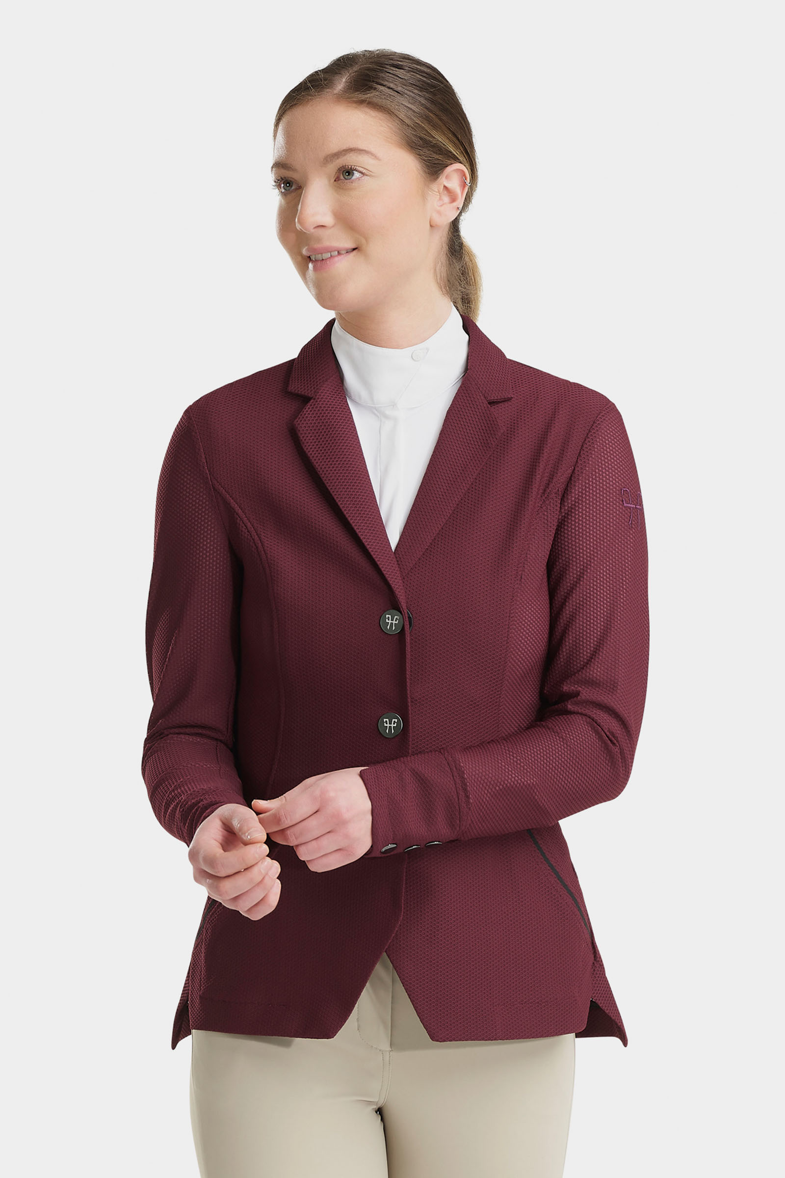 Burgundy Horse Pilot Aeromesh Women&acute;s Jacket