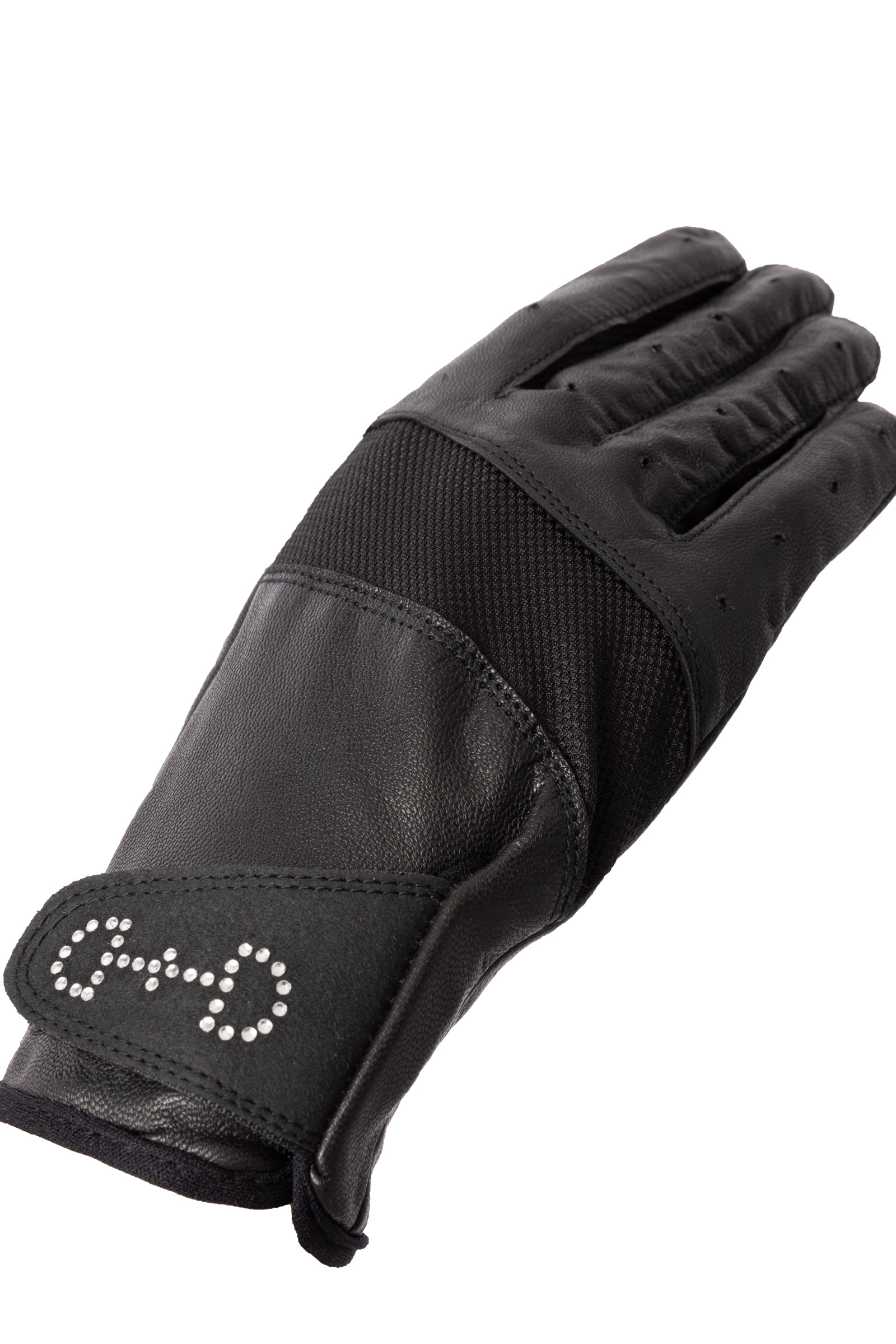 Horze Women's Leather Mesh Riding Gloves