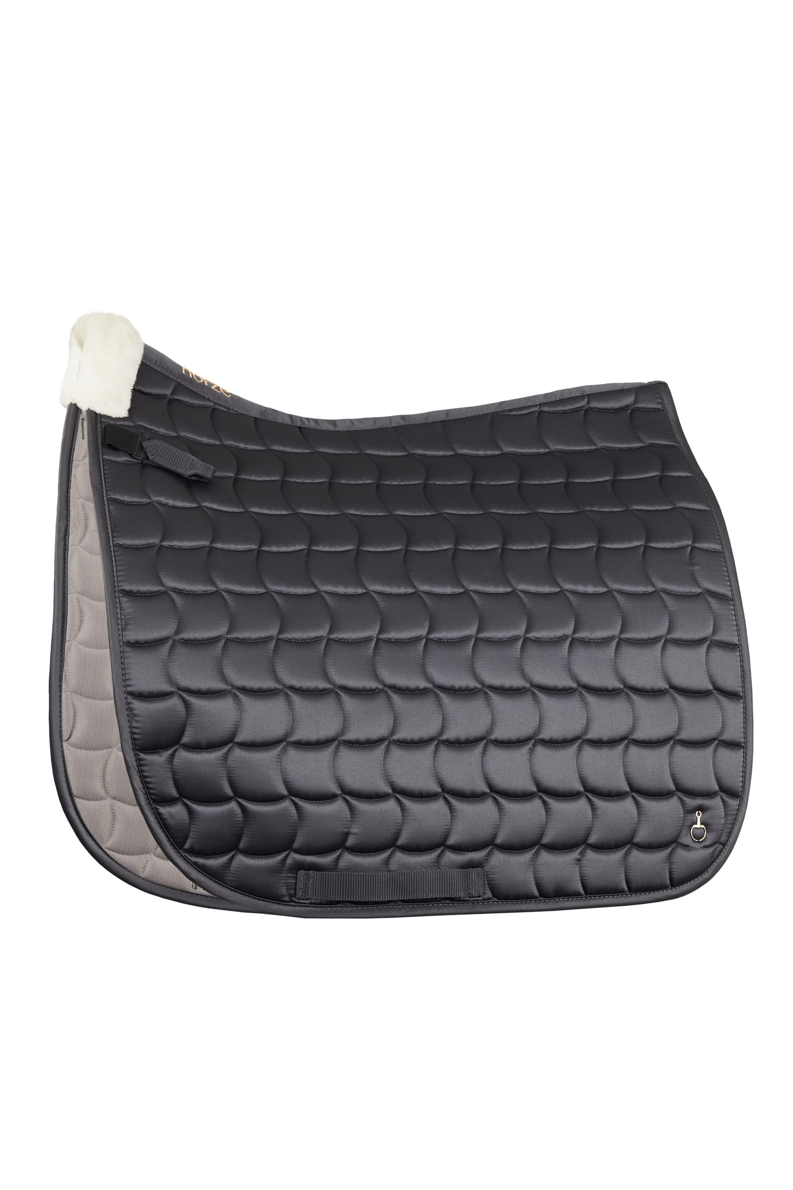 Charcoal Grey Horze Houston Dressage Saddle Pad