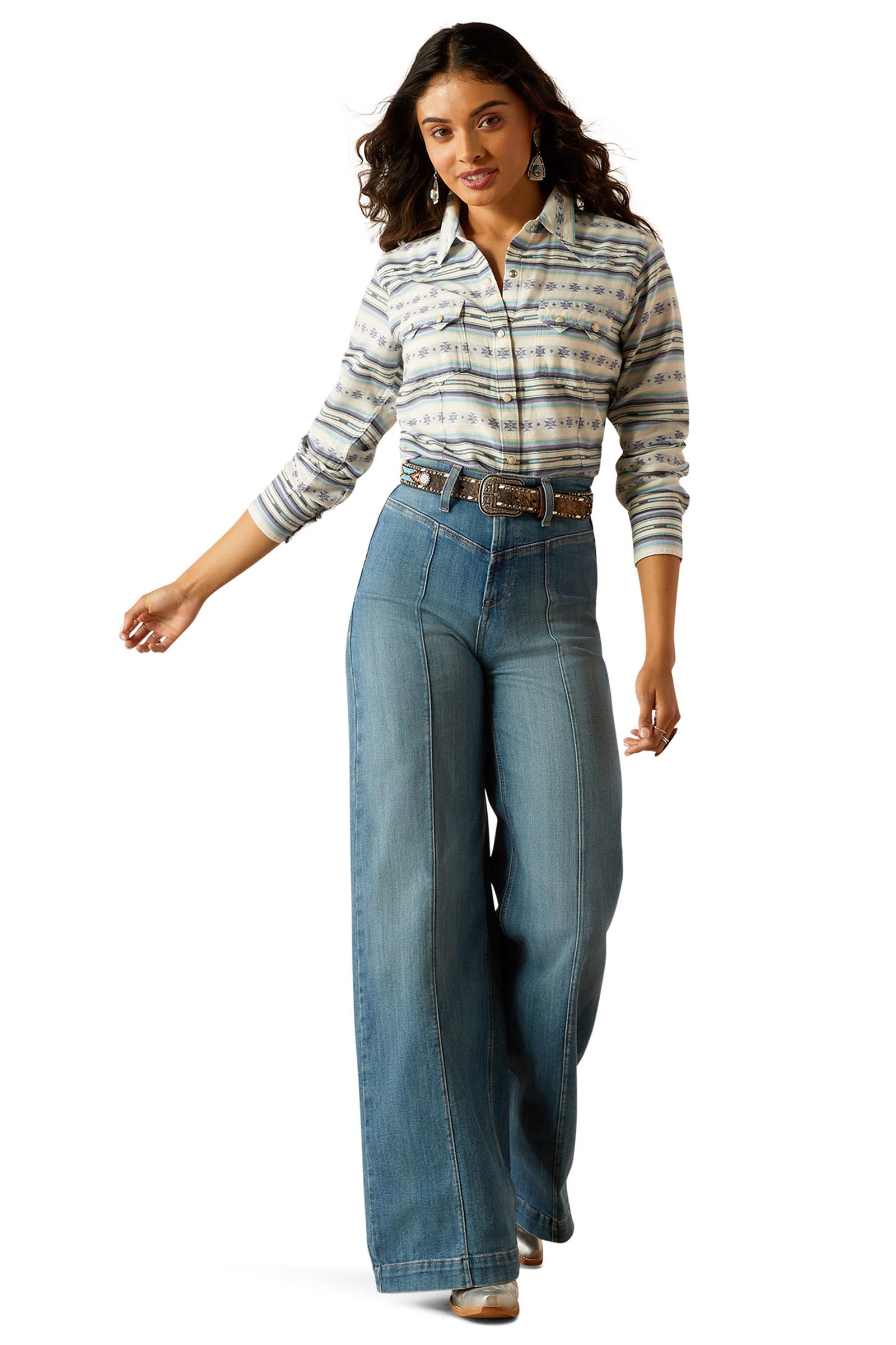 Ariat Seaside Serape Women's Shirt With Snap Buttons