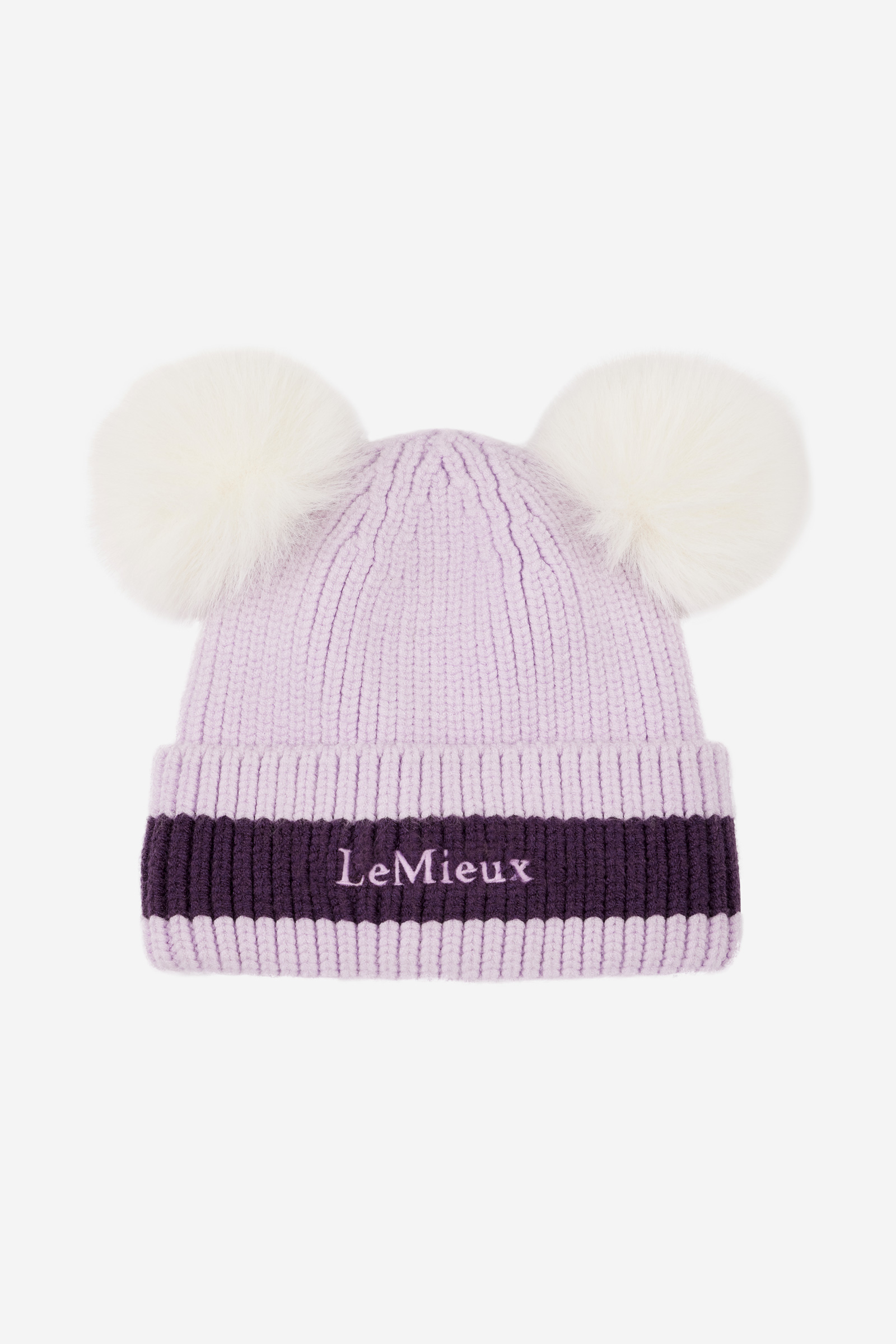 LeMieux Mini Double Pom Beanie