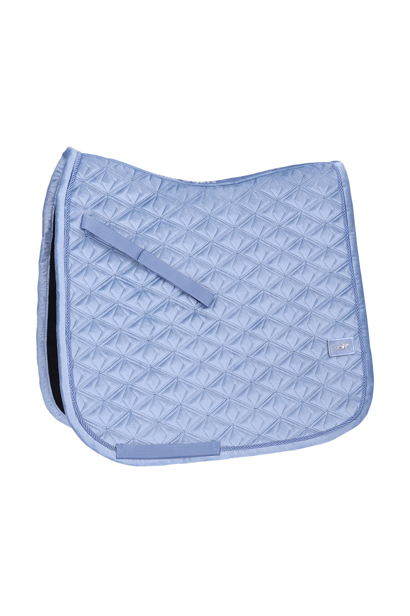 Milky Blue Schockemöhle Sports SP Velvet D Style Dressage Saddle Pad