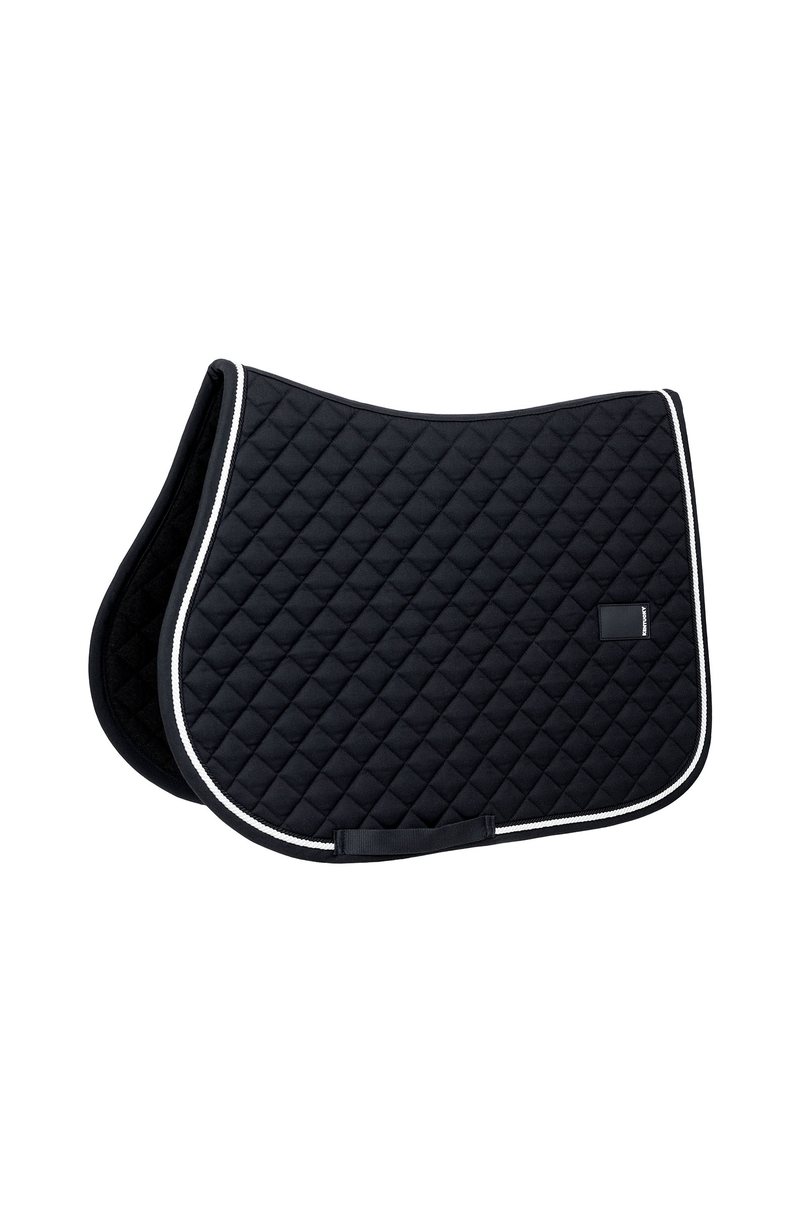 black Kentucky Horsewear Jumping Saddle Pad Diamond Rope