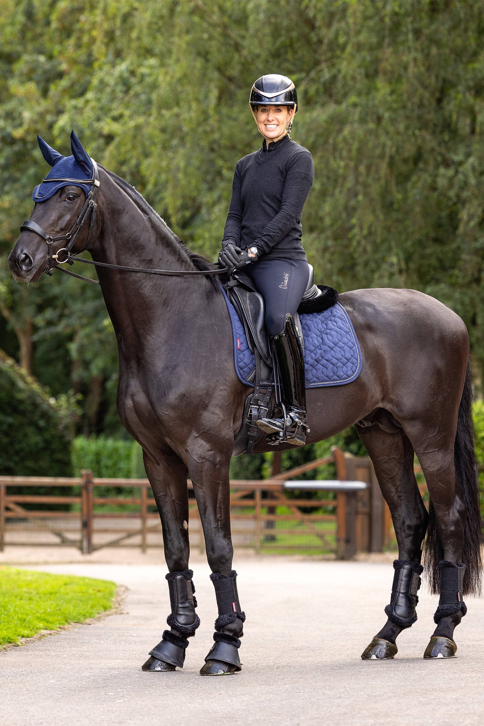 LeMieux Crystal Suede Dressage Pad