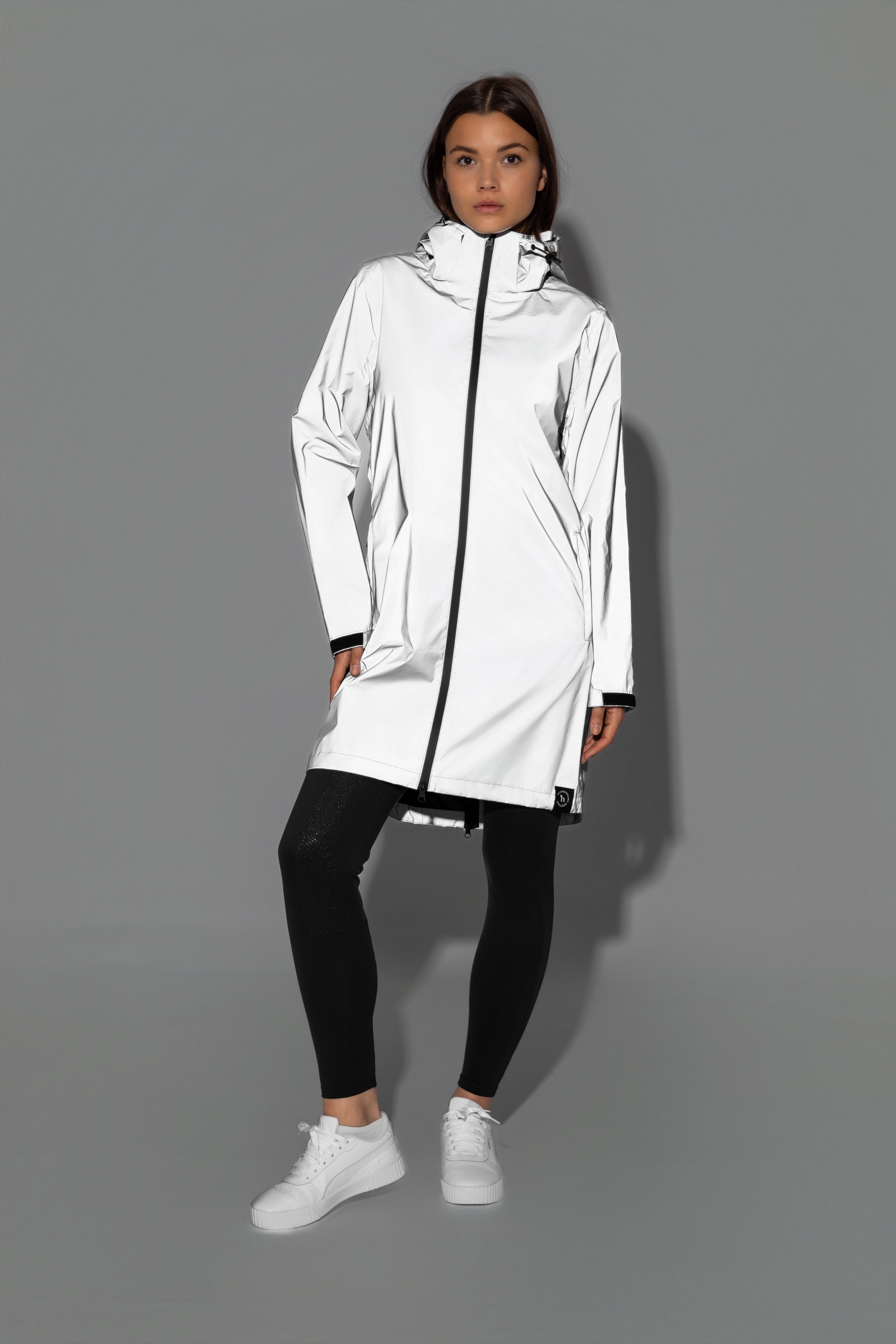 Horze Women&acute;s Reflective Raincoat
