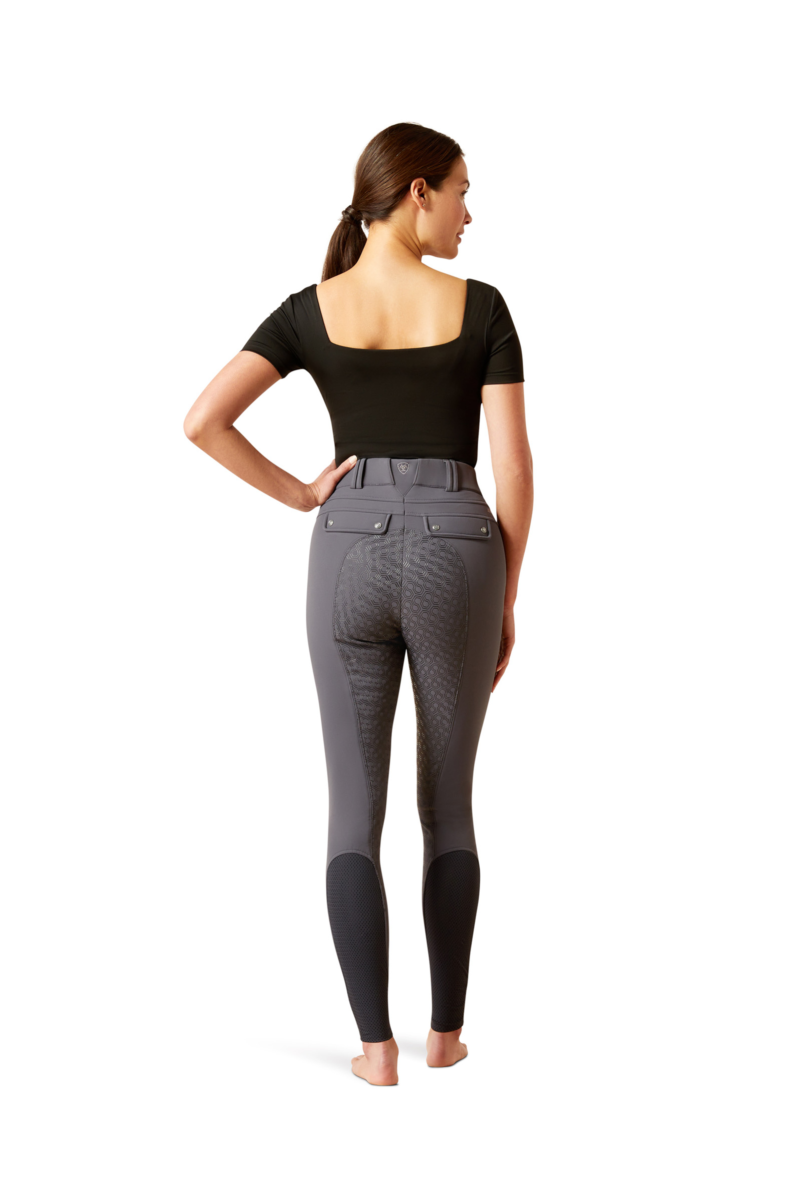 Ebony Ariat Tri Factor Frost Women&acute;s Insulated Full Seat Breeches