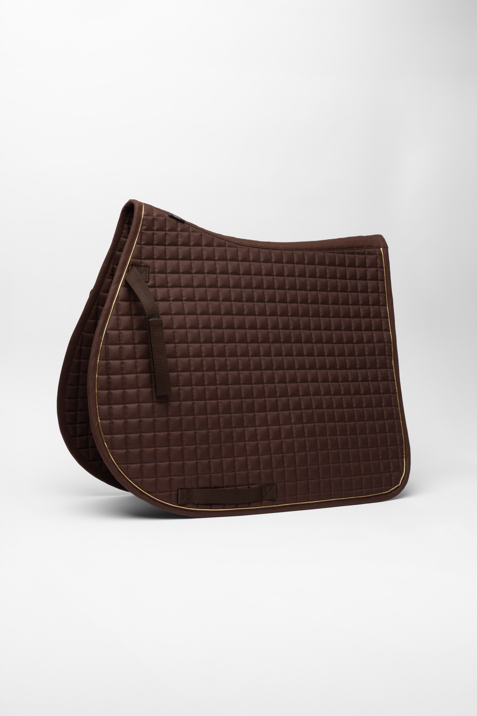 Dark Brown/Gold Horze Exeter All Purpose Saddle Pad