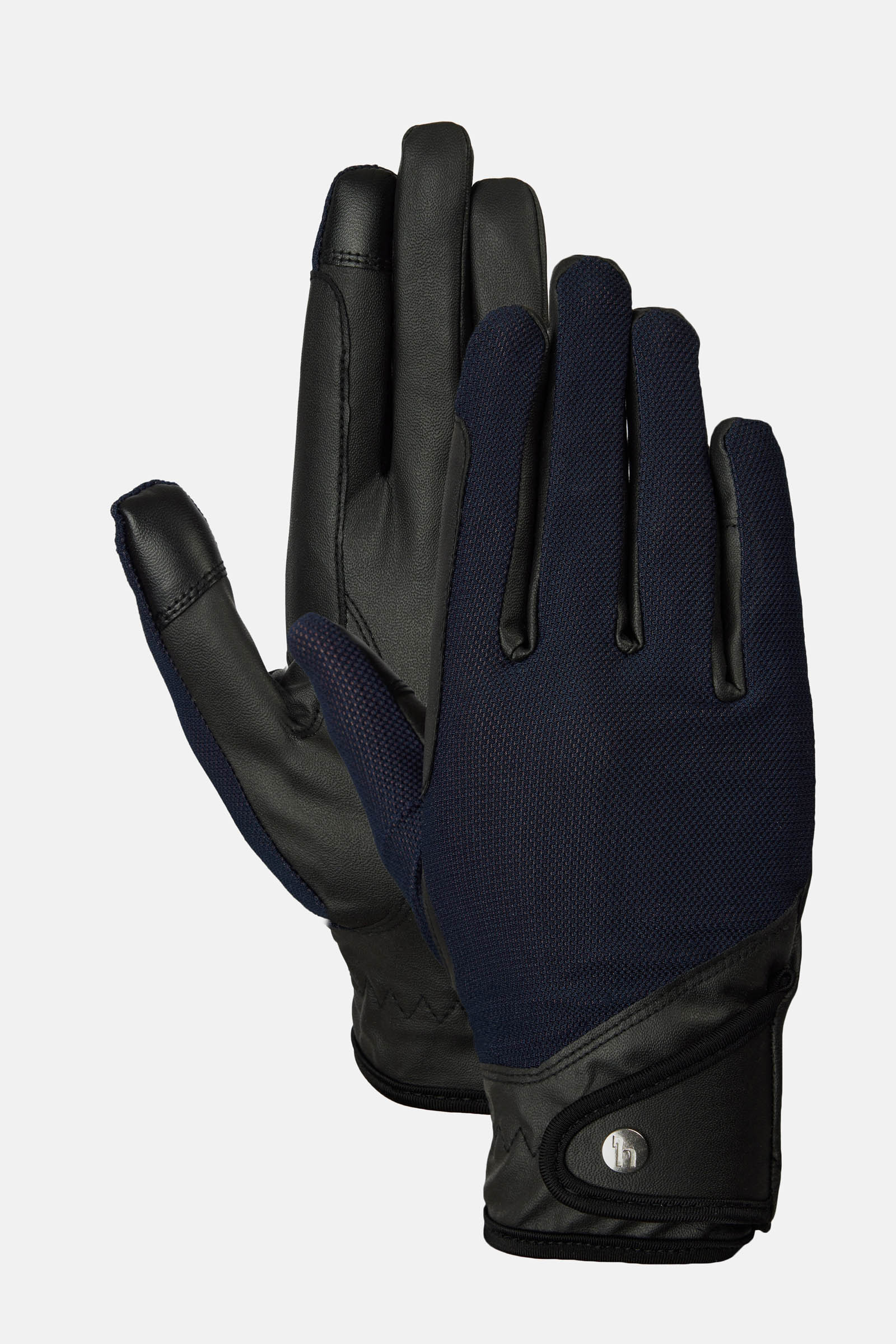 Dark Navy Horze Ally Mesh Riding Gloves
