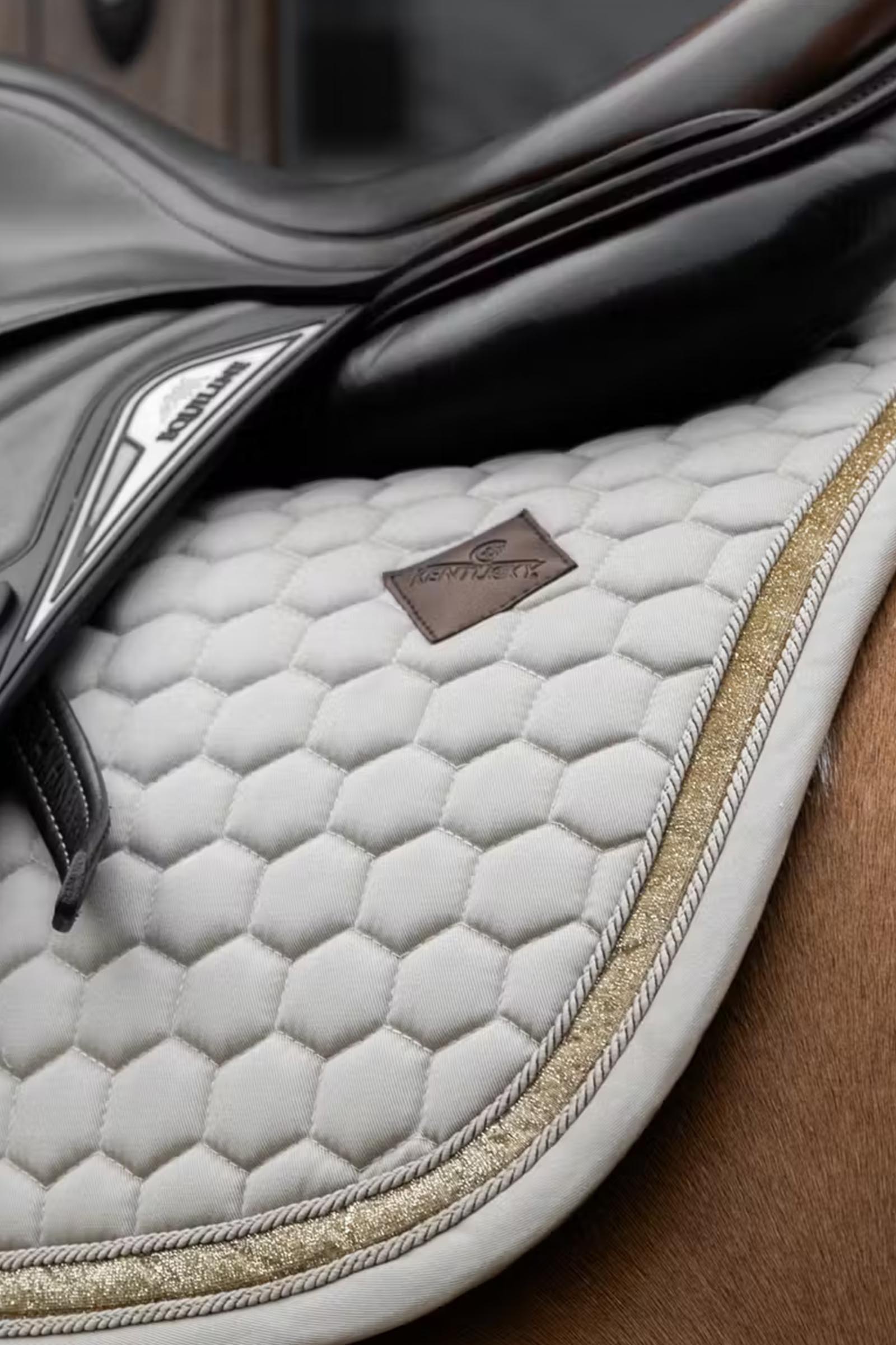 Kentucky Horsewear glitter band jumping saddle pad  