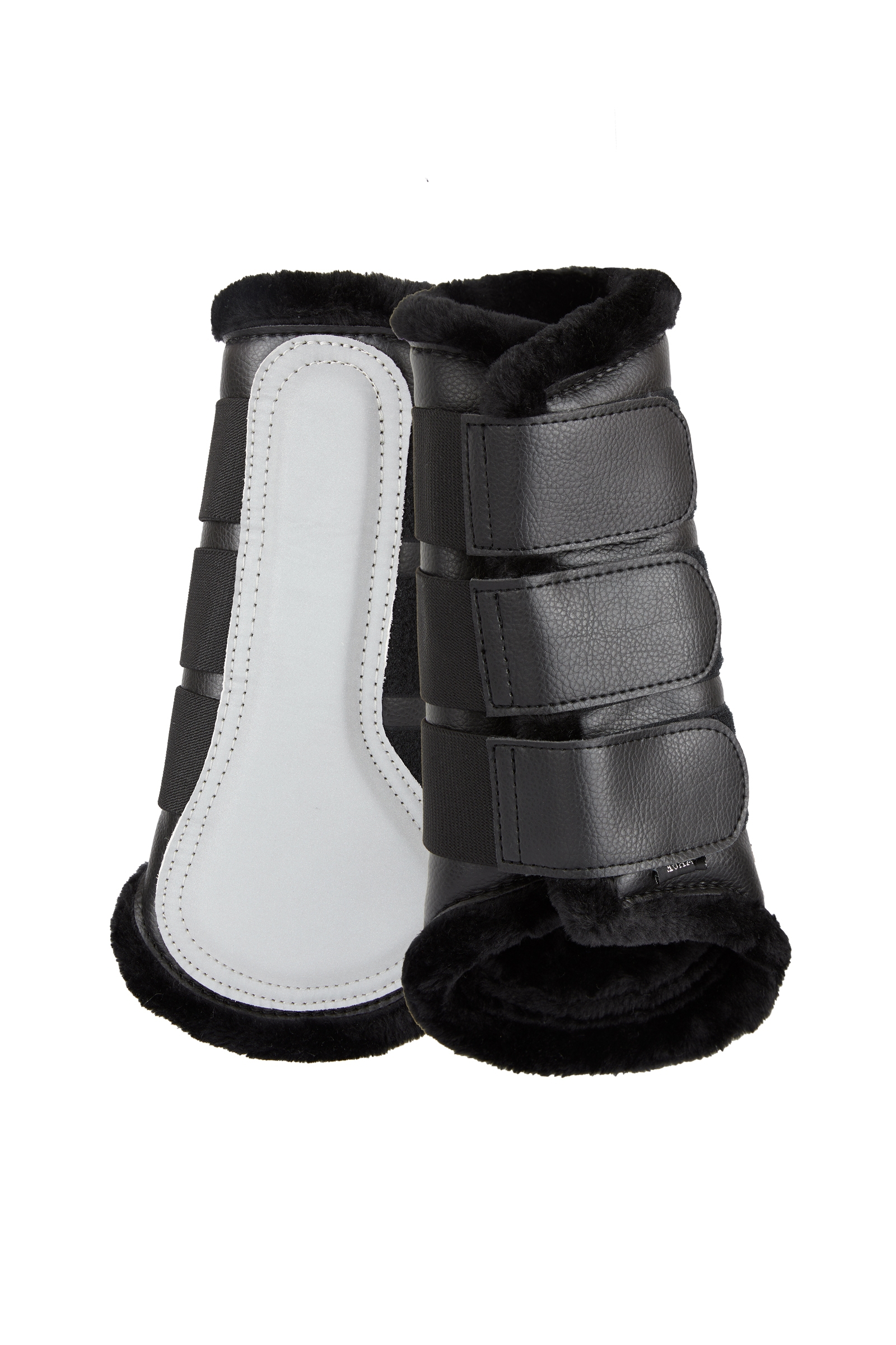 Horze Luminox Reflective Brushing Boots, Front