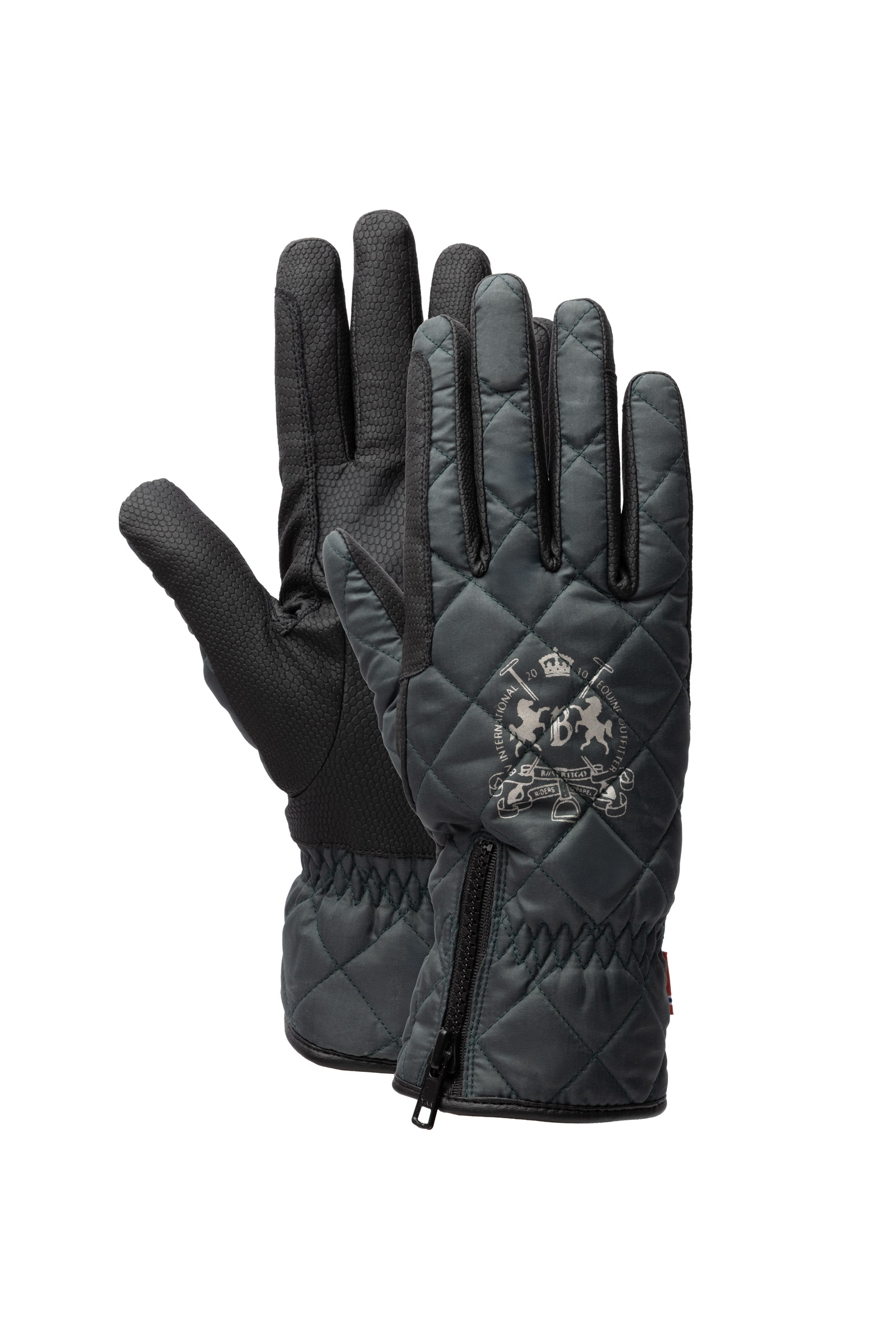 B Vertigo Onyx Waterproof Padded Riding Gloves