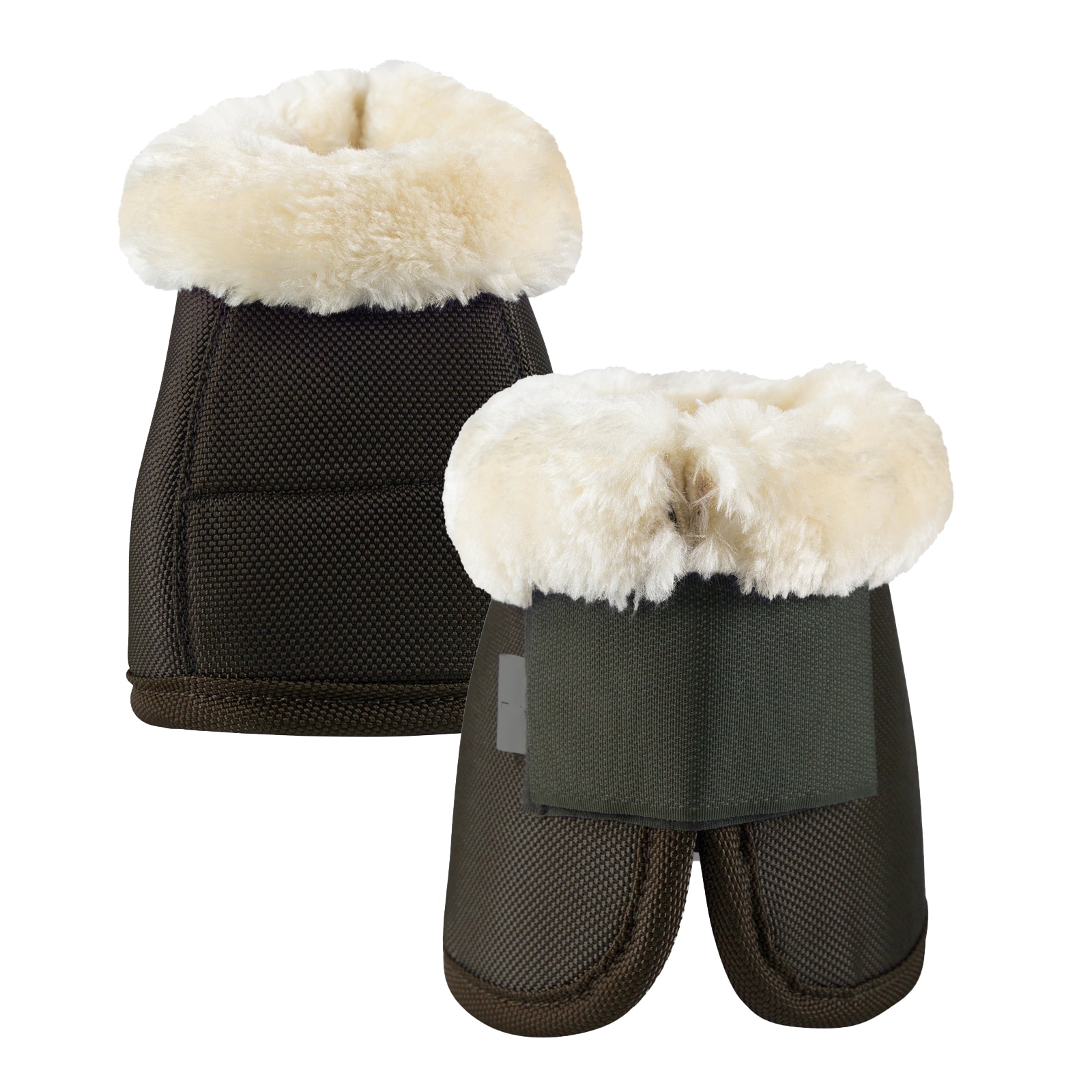 Brown Horze Caliber Bell Boots