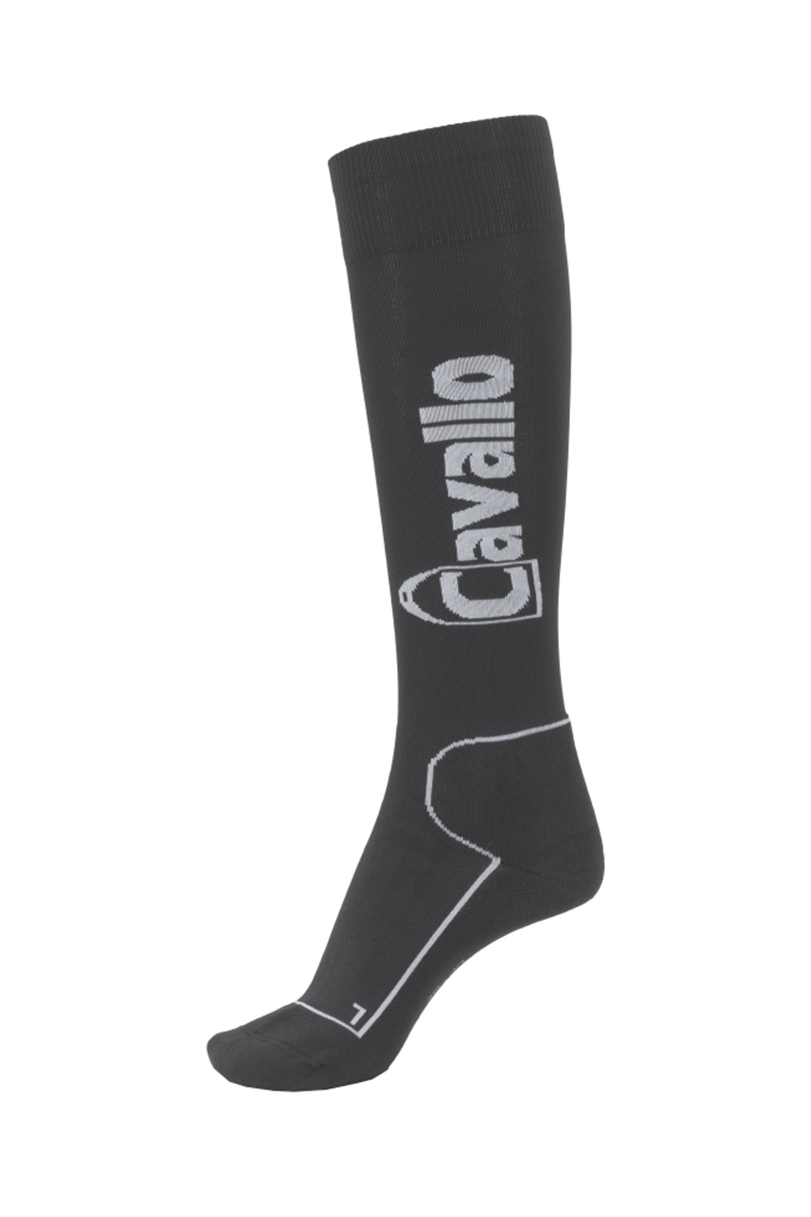 Dark Grey/ Cream Cavallo CavalSimo Riding Socks