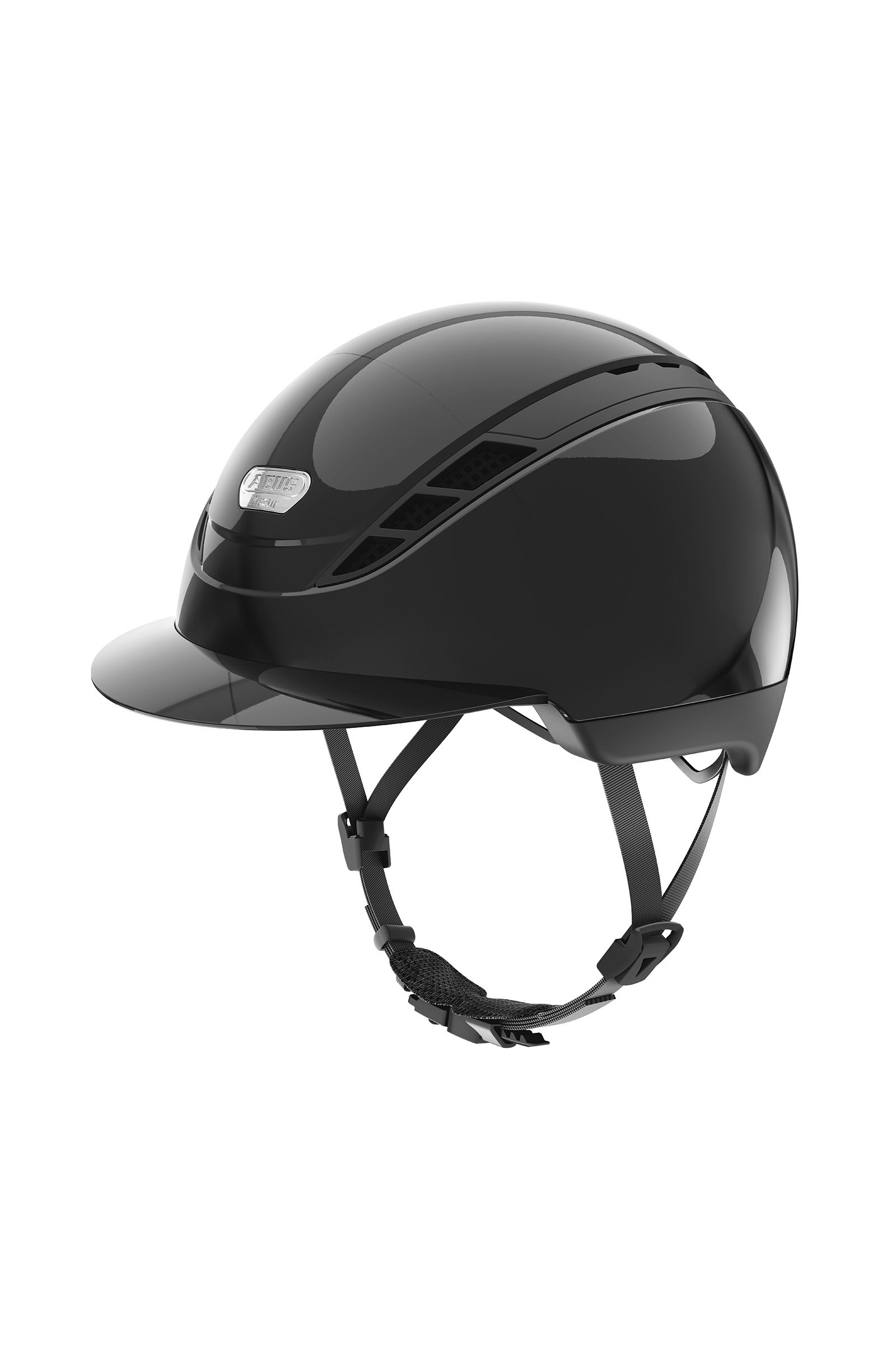 Black/Shiny Abus Pikeur AirDuo Riding Helmet