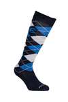 Acavallo Diamond Pattern Cotton Socks