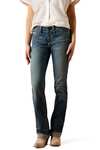 Ariat R.E.A.L. Mid Rise Stretch Icon Stackable Straight Leg Women's Jeans