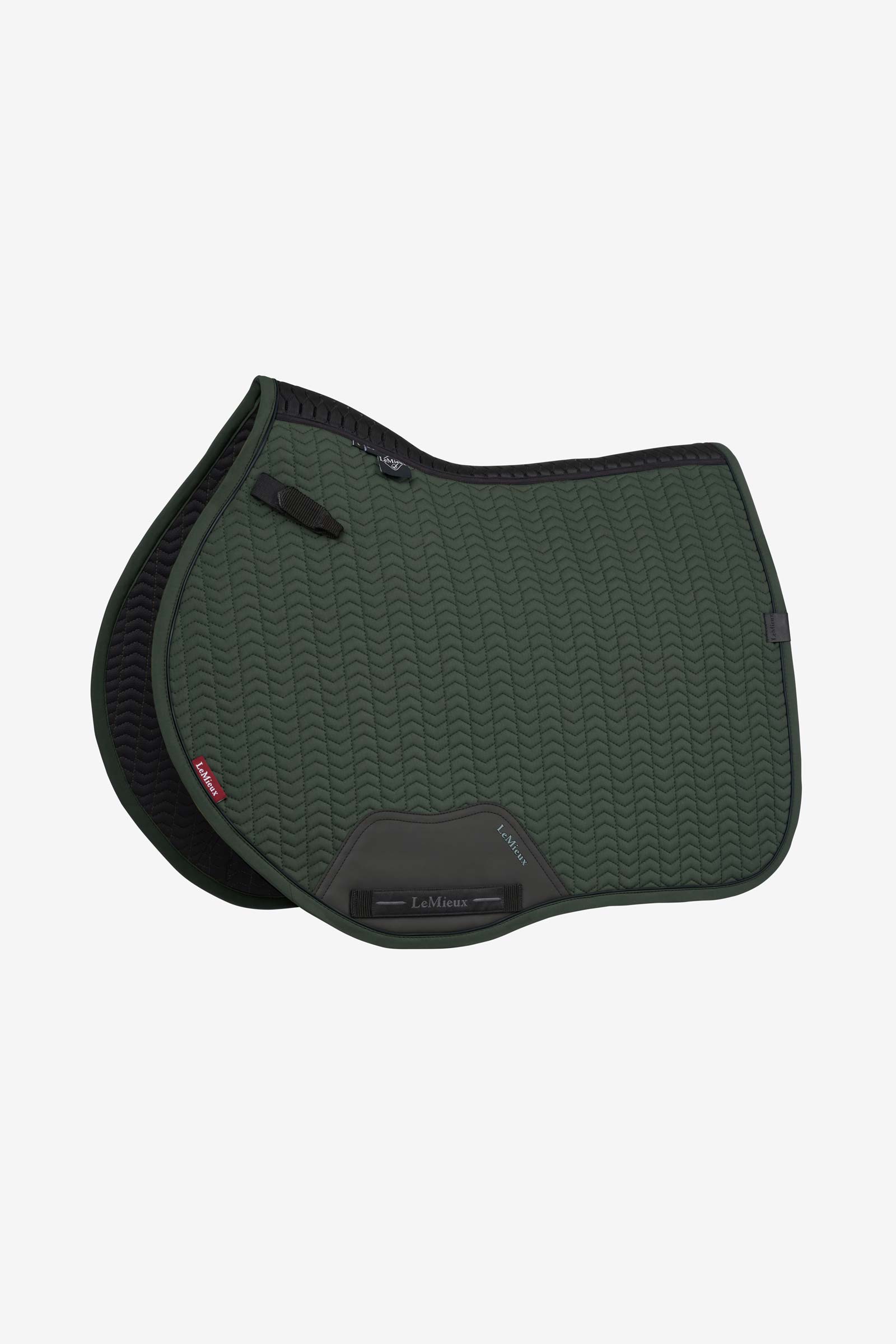 Pine Green LeMieux Essence Eurojump Jumping Saddle Pad
