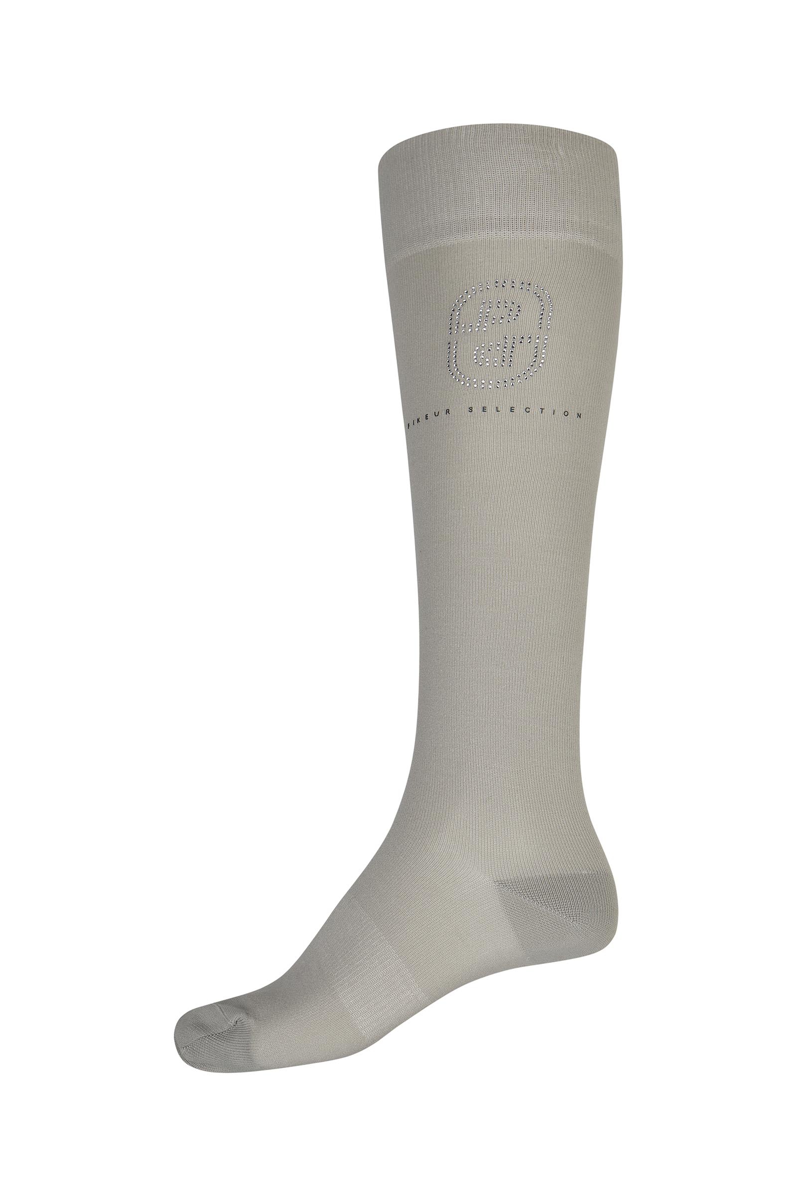 Pearl Gray Pikeur Knee Socks Logo (3pairs)