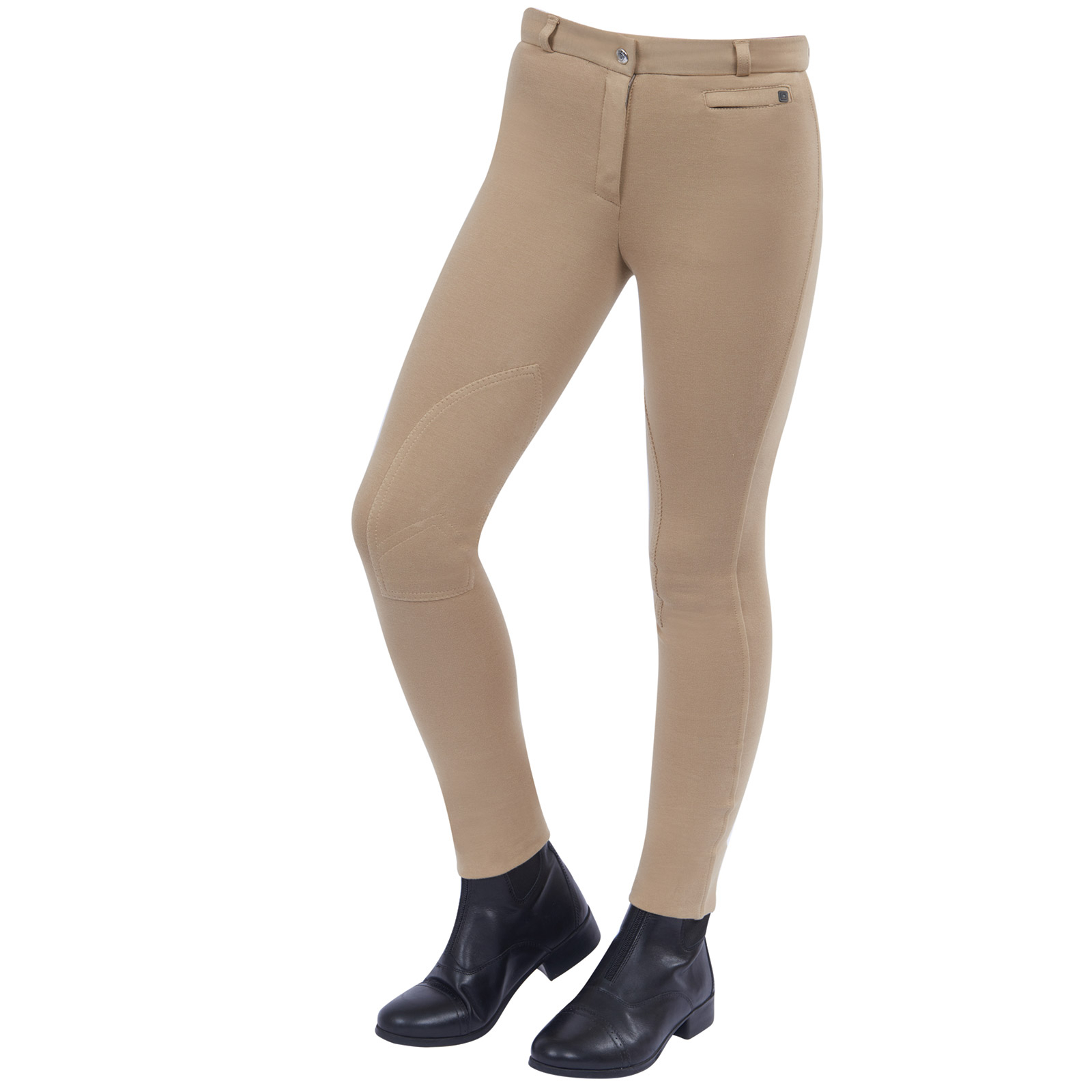 Dublin Supa-fit Zip Up Knee Patch Jodhpurs, Junior