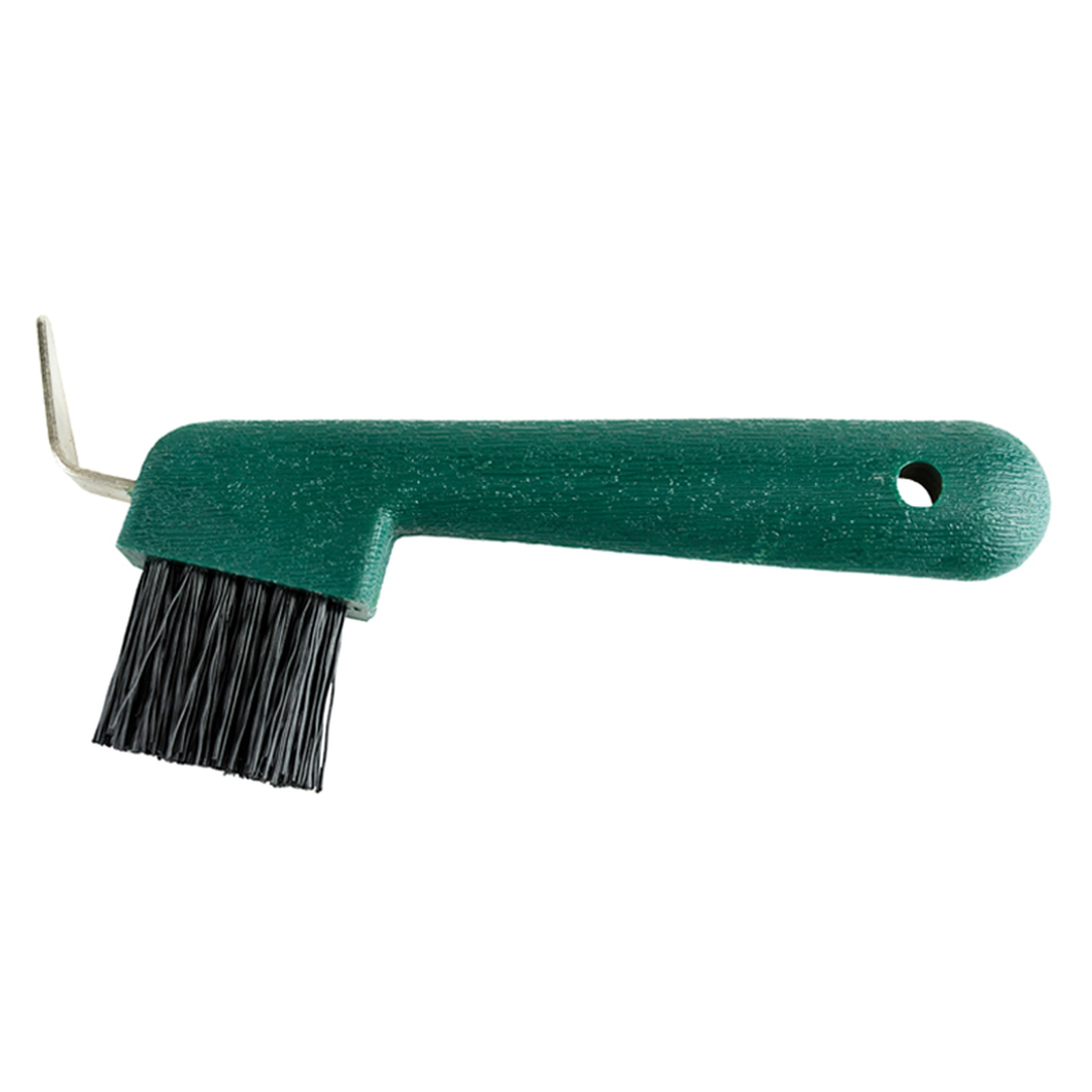 Green Horze Hoof Pick with Brush