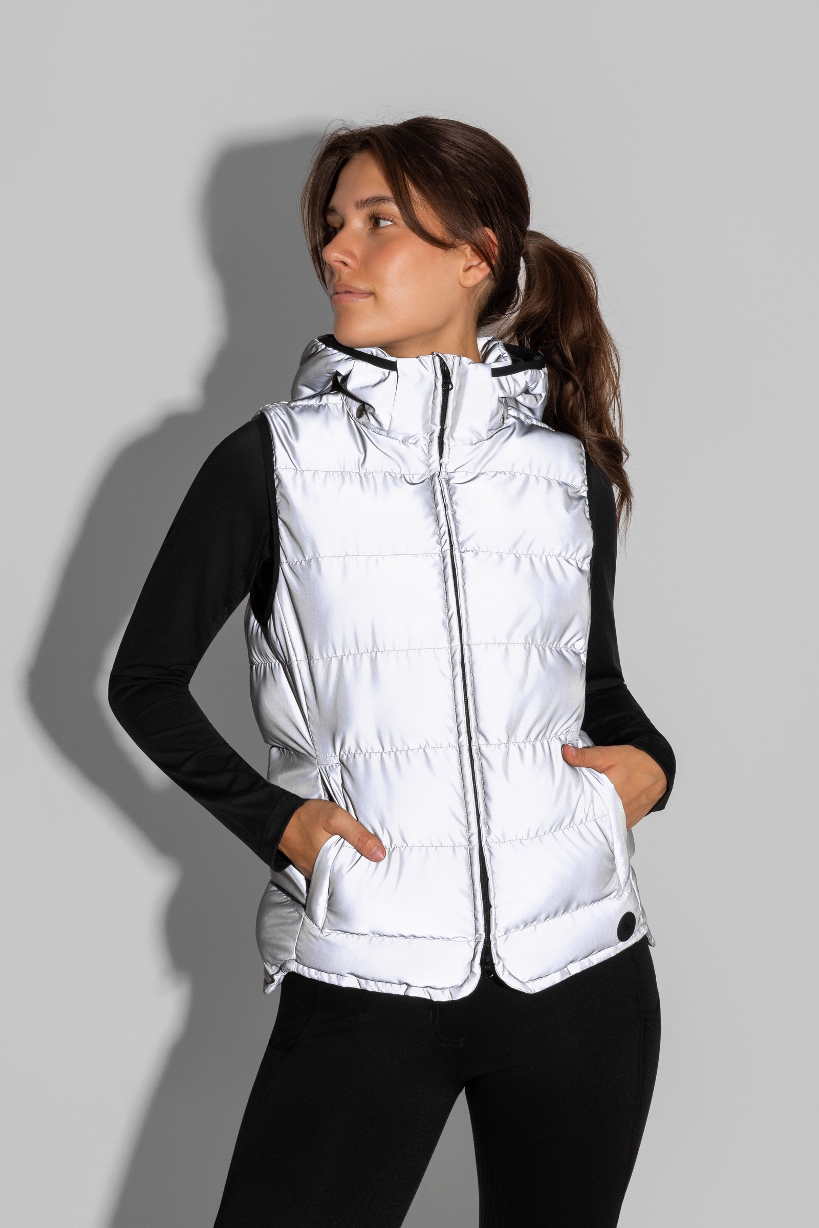 Horze Women's Reflective Padded Riding Vest