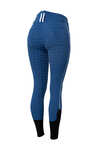 Women's High Waist Full Seat Breeches with Contrasting Piping