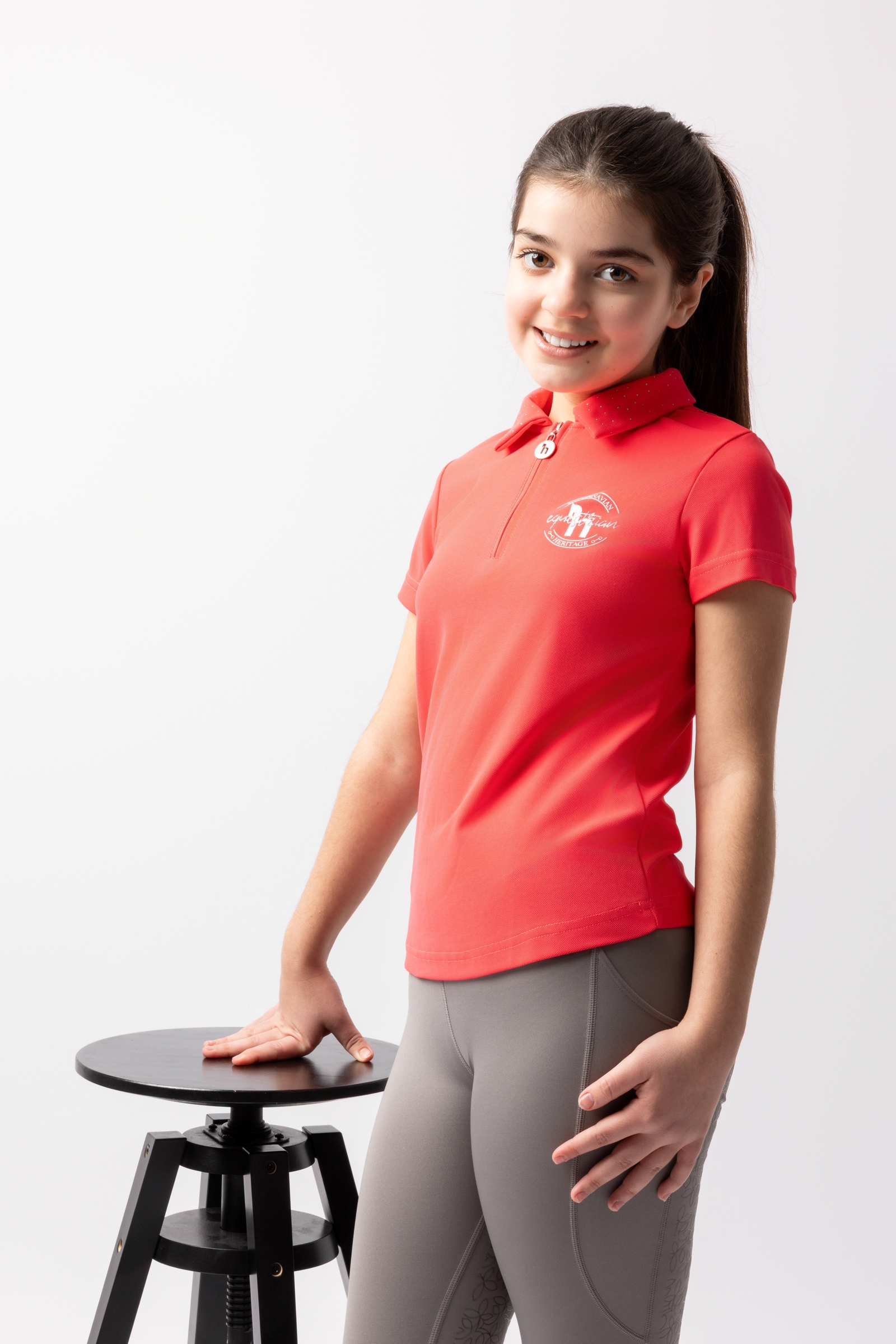 Horze Fay Kids&acute; Polo Shirt