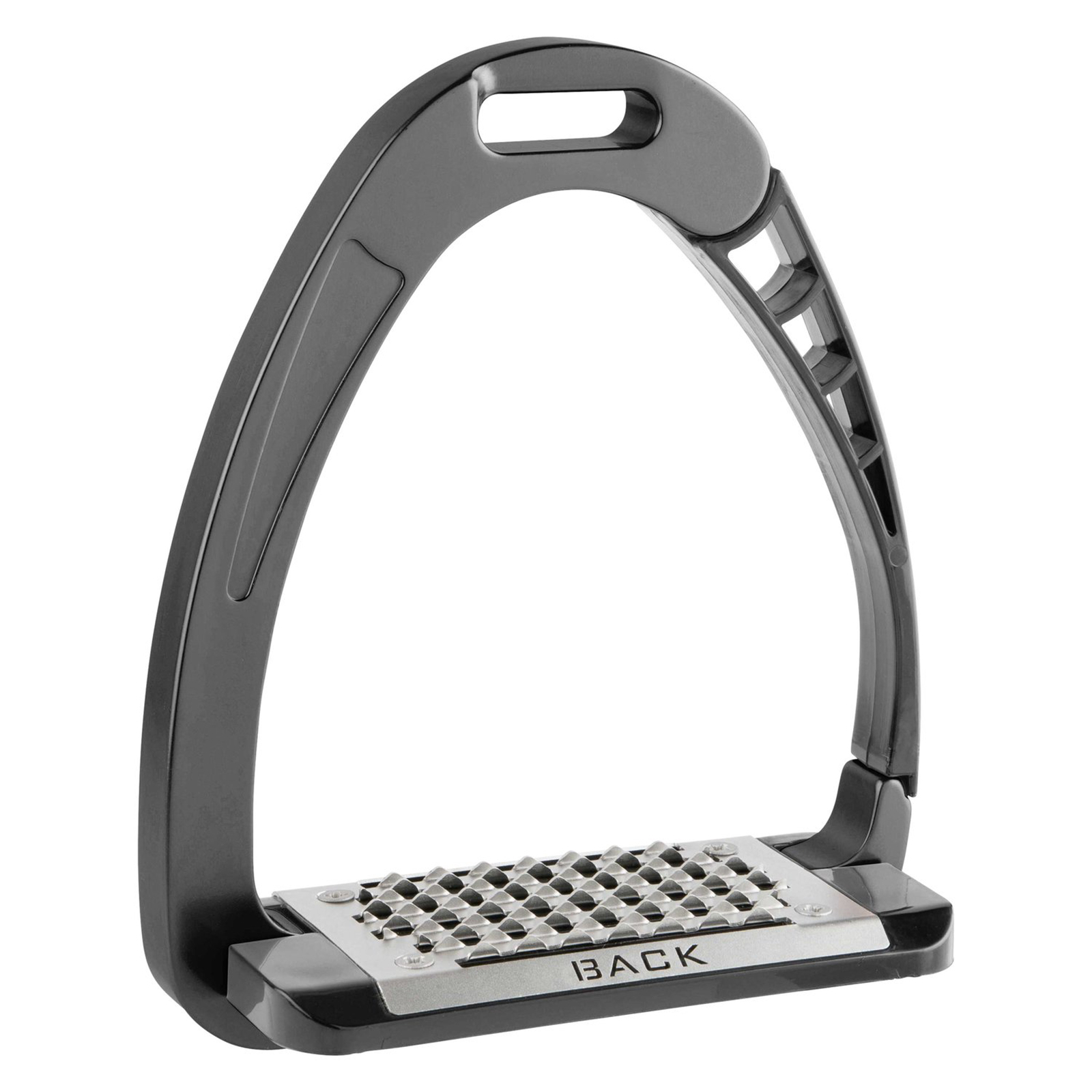 Cinder Grey Acavallo Arena Alupro Aluminium Stirrup