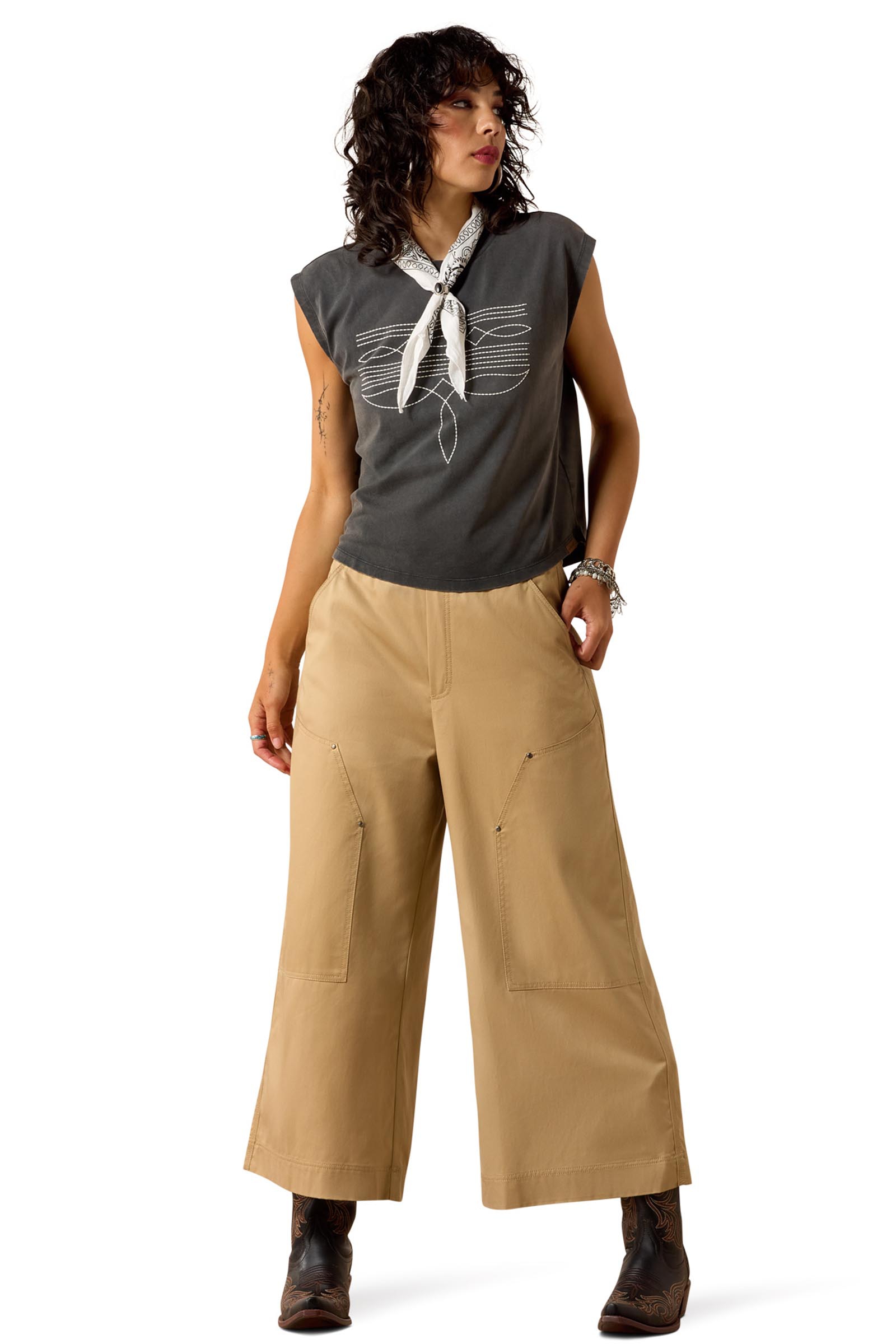 Ariat Women's Dallas Cropped T-Shirt