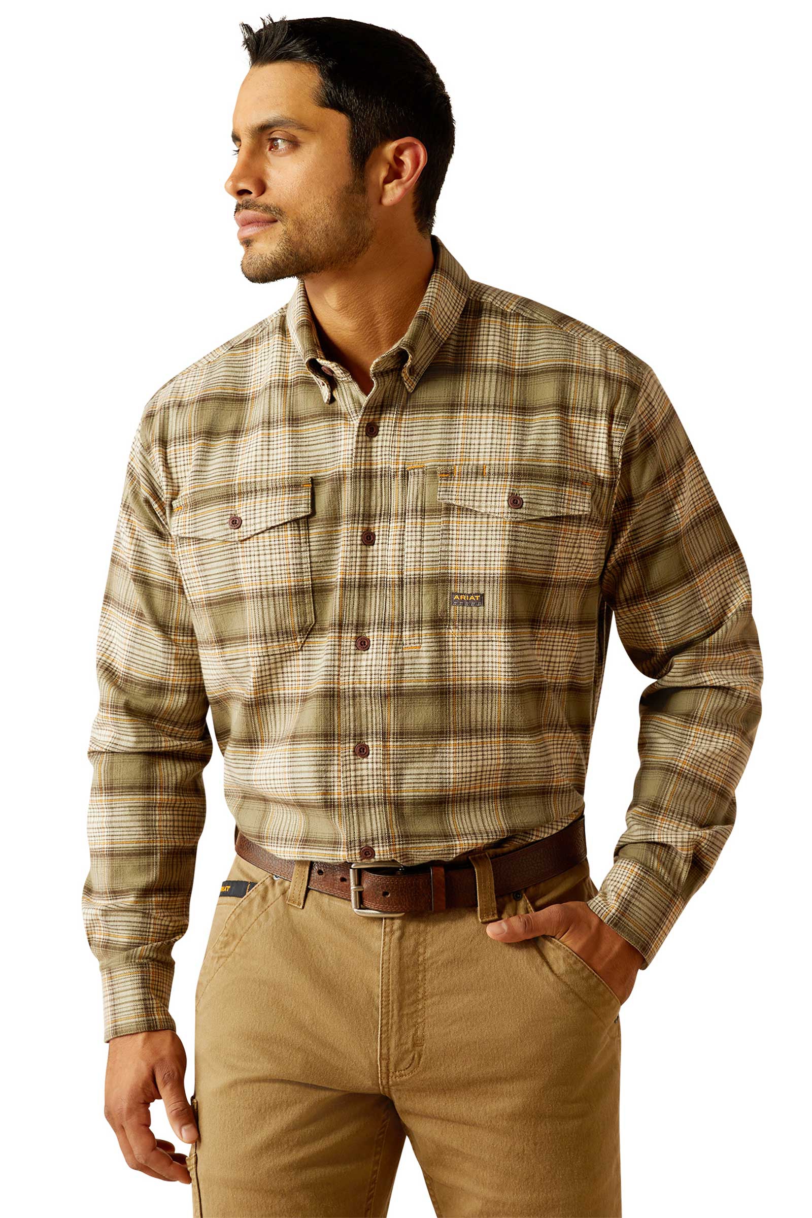 Ariat Rebar Flannel DuraStretch Men's Work Shirt