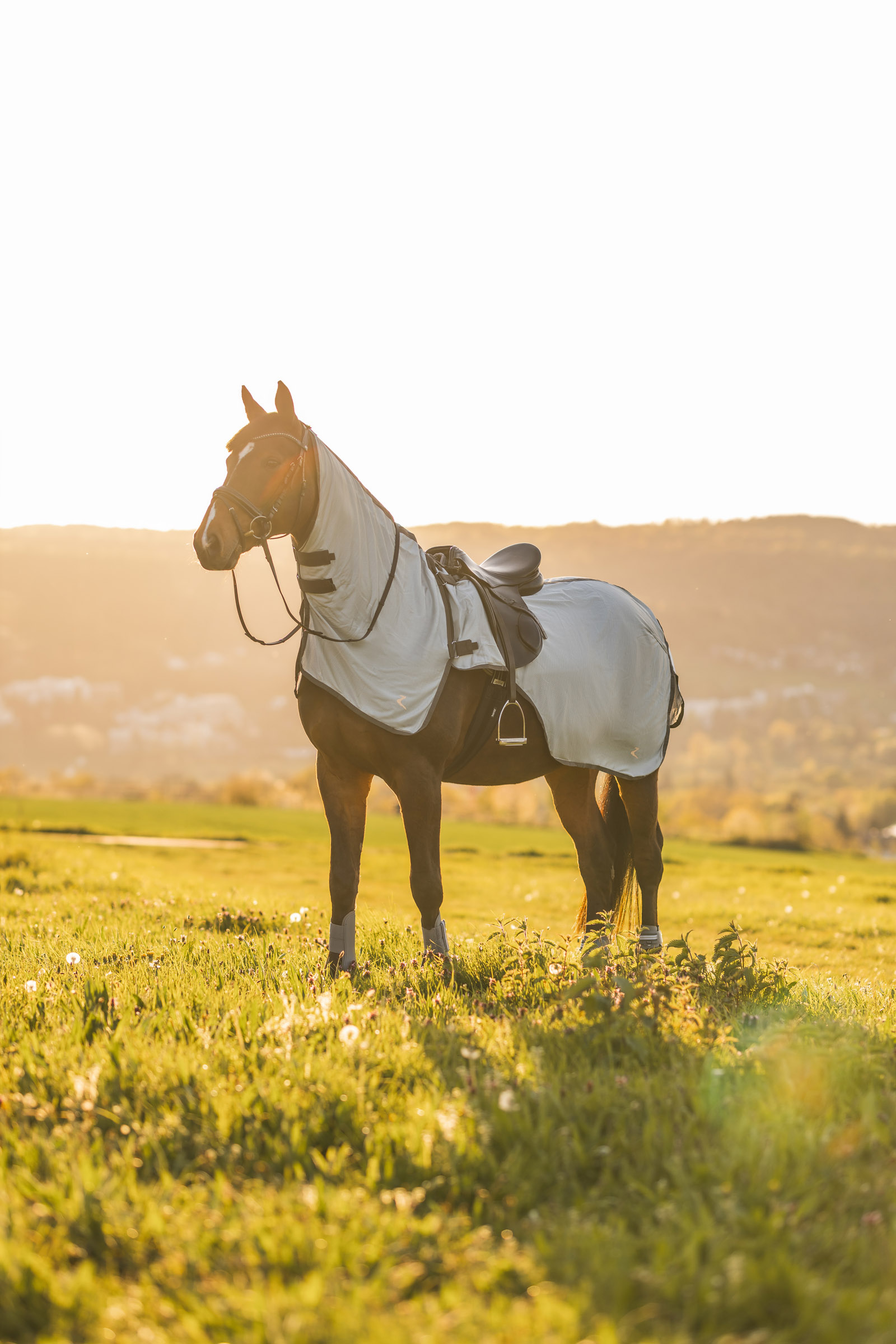 Horze Eira UV Fly Riding Rug With Detachable Neck