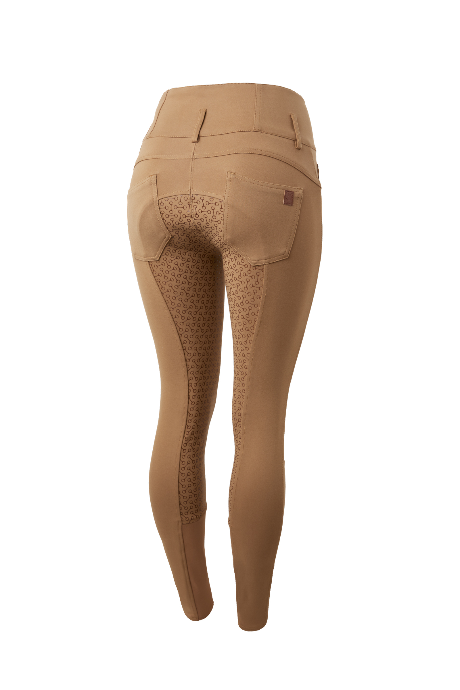 Tabacco Brown Horze Tara Women's High Waist Full Seat Breeches