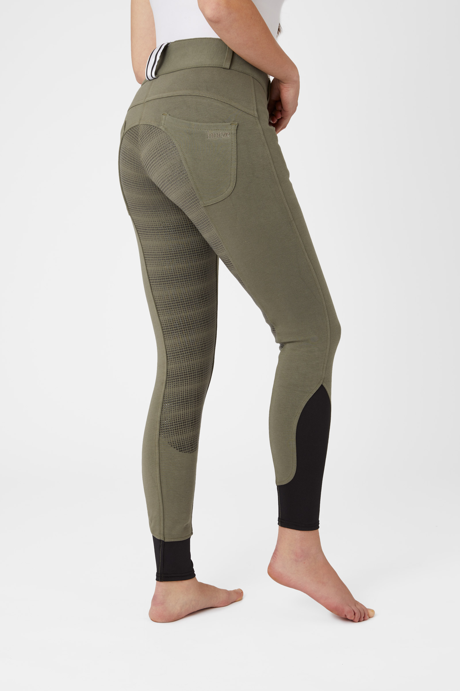 Horze Women's Full Seat Breeches with Belt Loop Detail