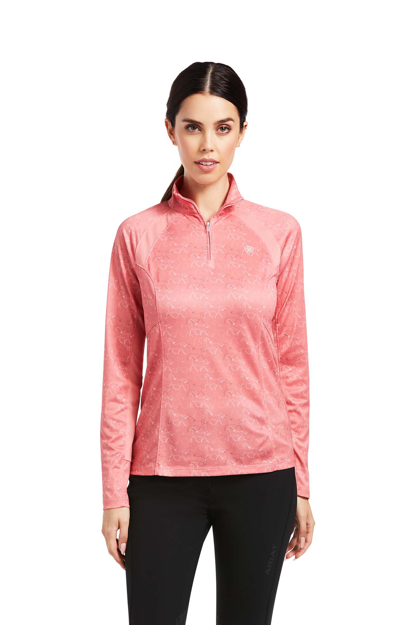 Ariat Sunstopper 2.0 Women's 1/4 Zip Baselayer Shirt