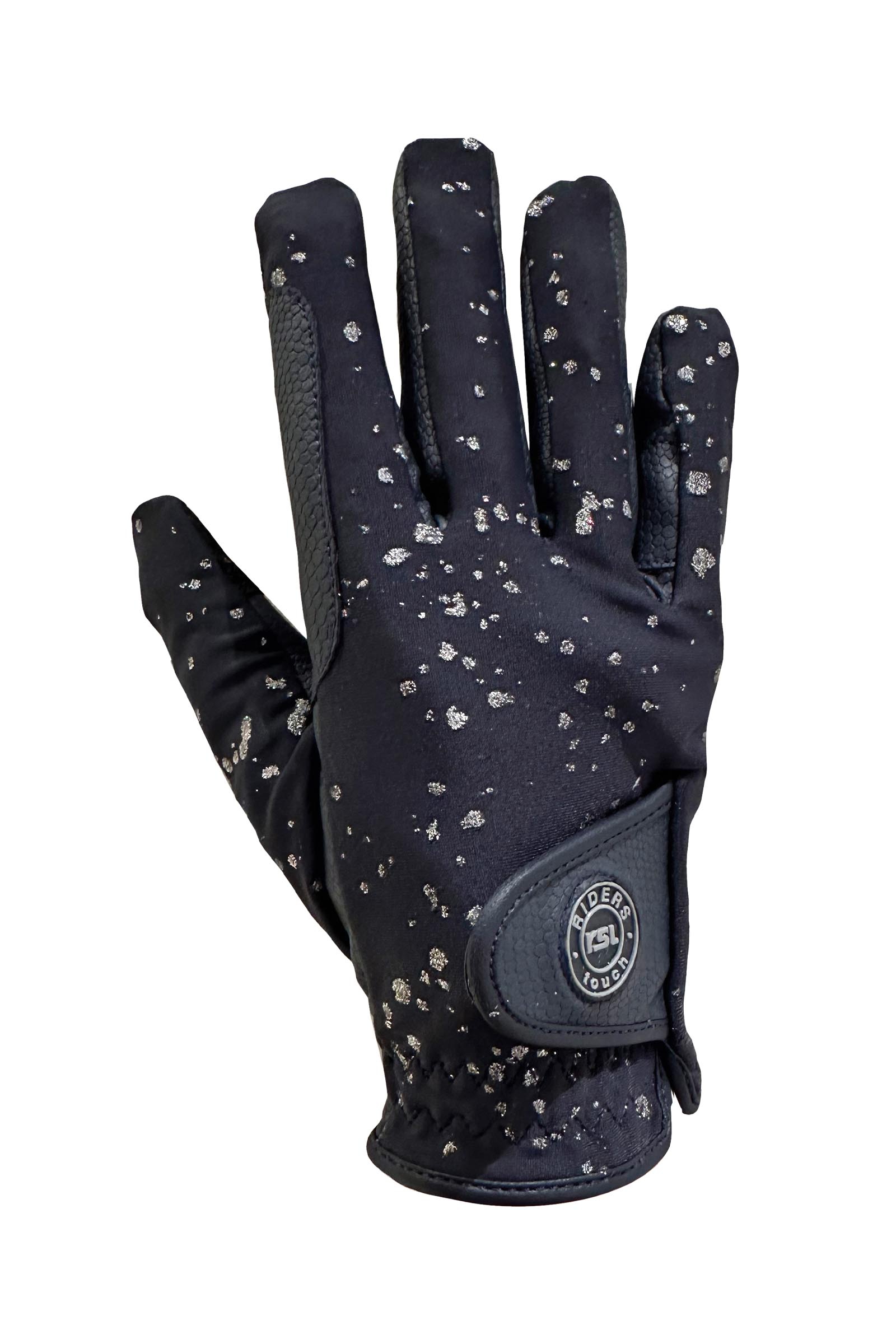 Navy/Silver RSL Nola Ice Children's Winter Riding Gloves