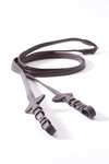 Kavalkade Soft Leather Reins With 5 Stops, 16 mm