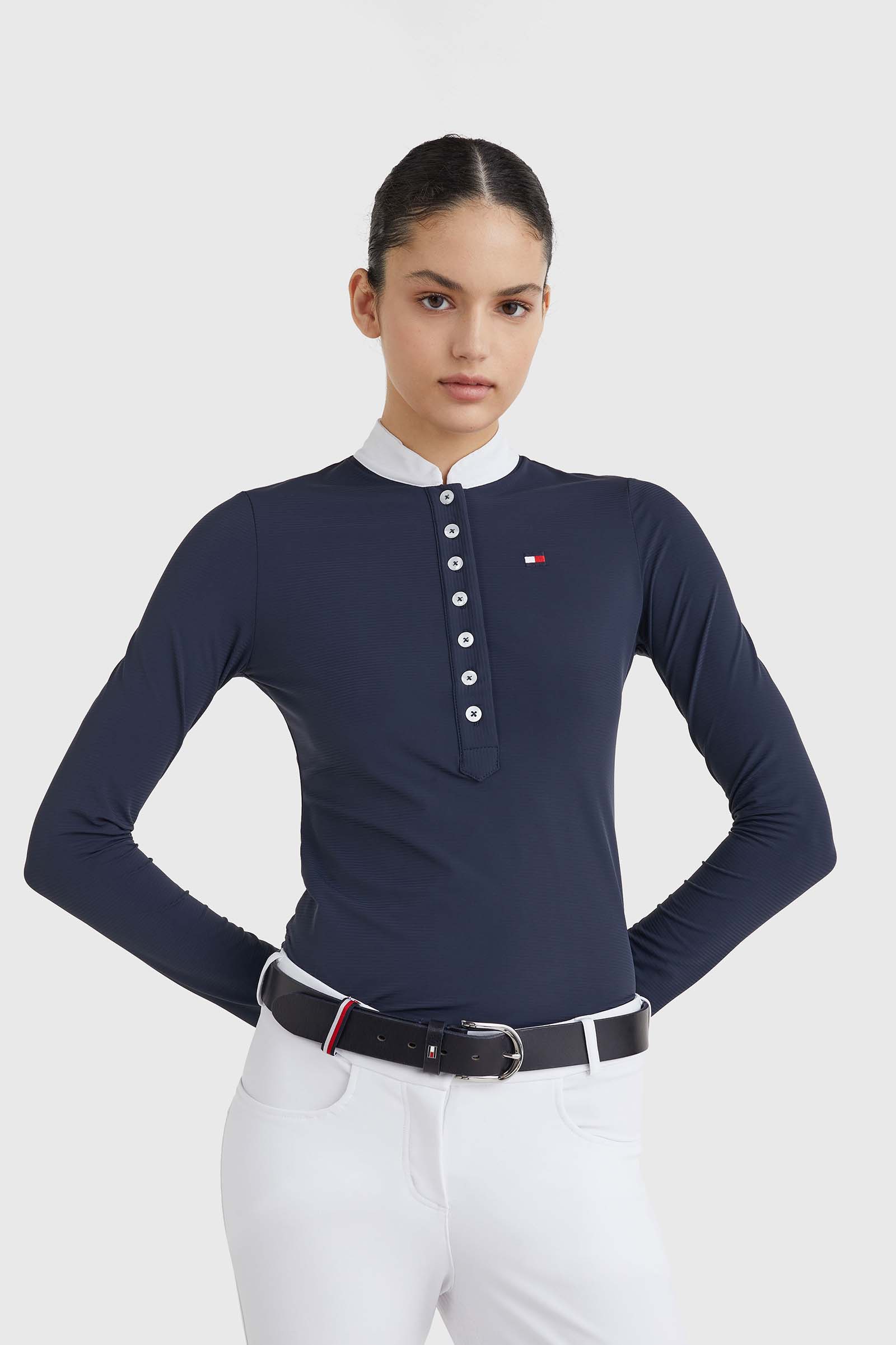 Tommy Hilfiger Equestrian Women's Show Shirt Longsleeve