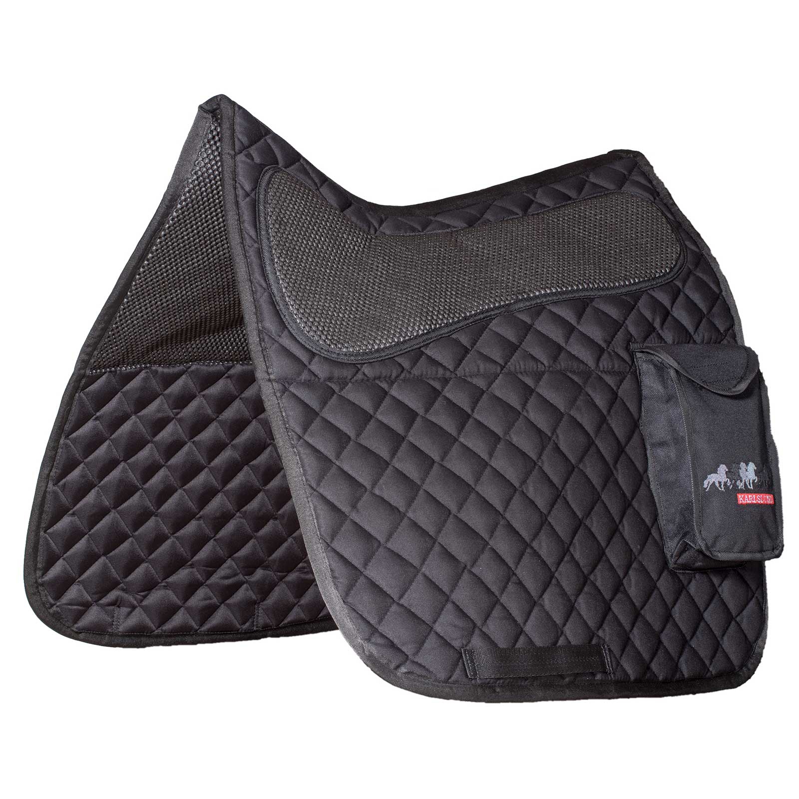 Karlslund Saddle pad with pocket, cotton