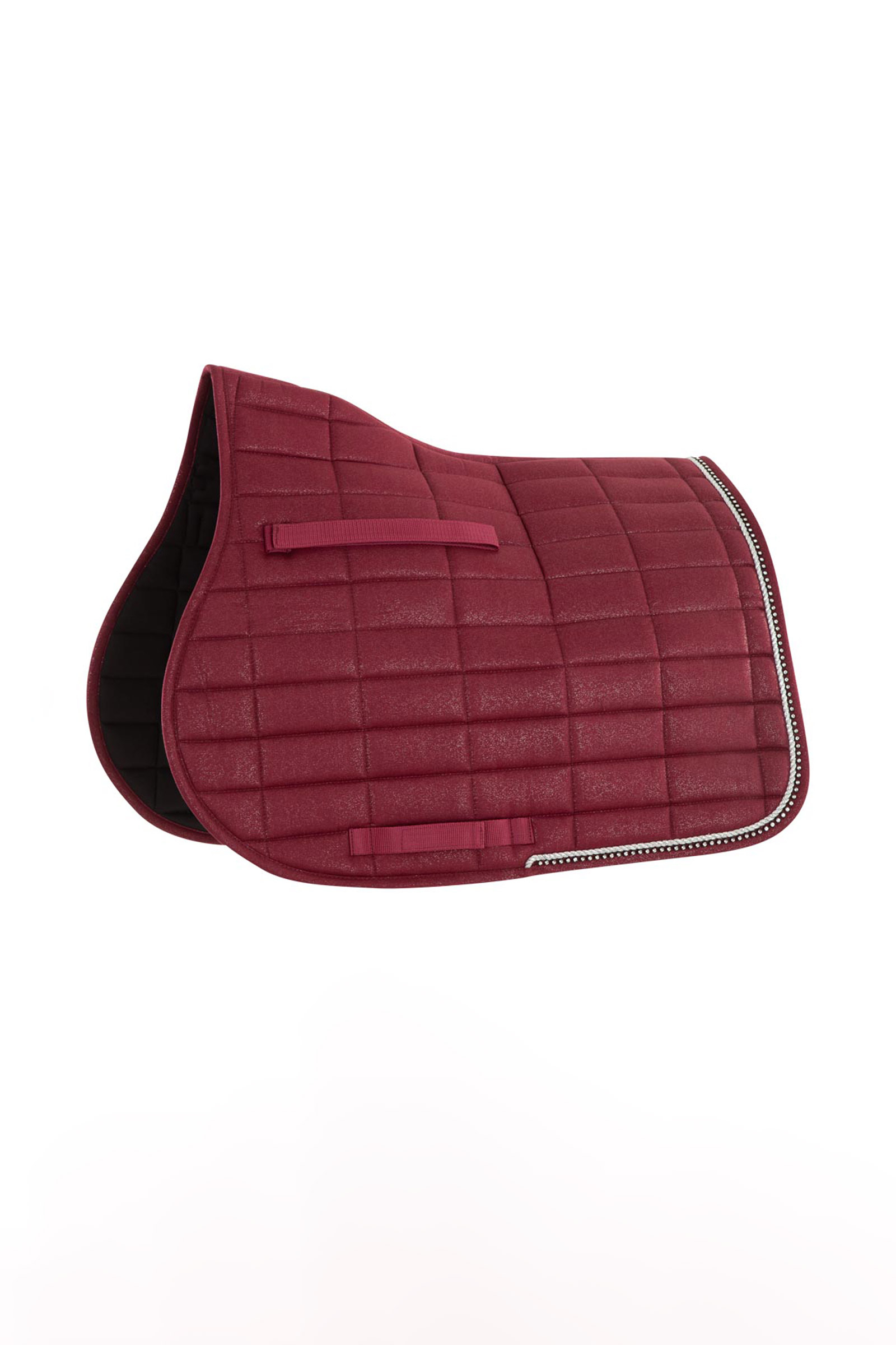 Burgundy BR Glamour Chic All Purpose Saddle Pad 