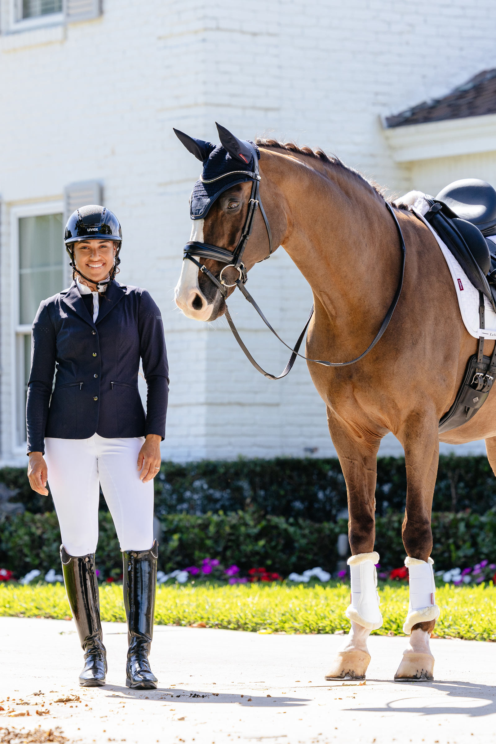 LeMieux Puissance Imitation Suede Dressage Saddle Pad