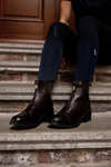 Horze Rose Leather Jodphur Boots with Front Zipper