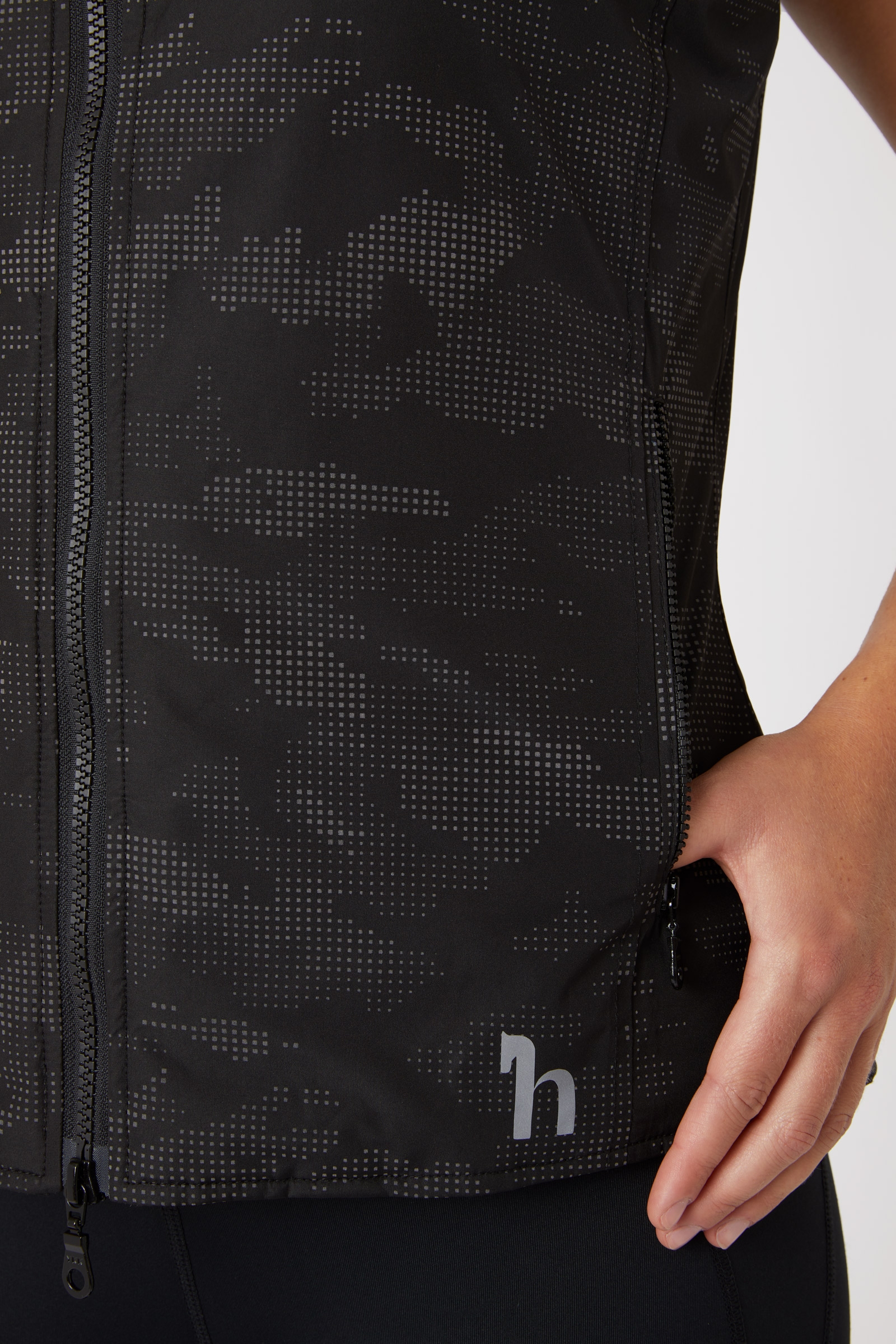 Horze Camo Luminox Reflective Women's Riding Vest