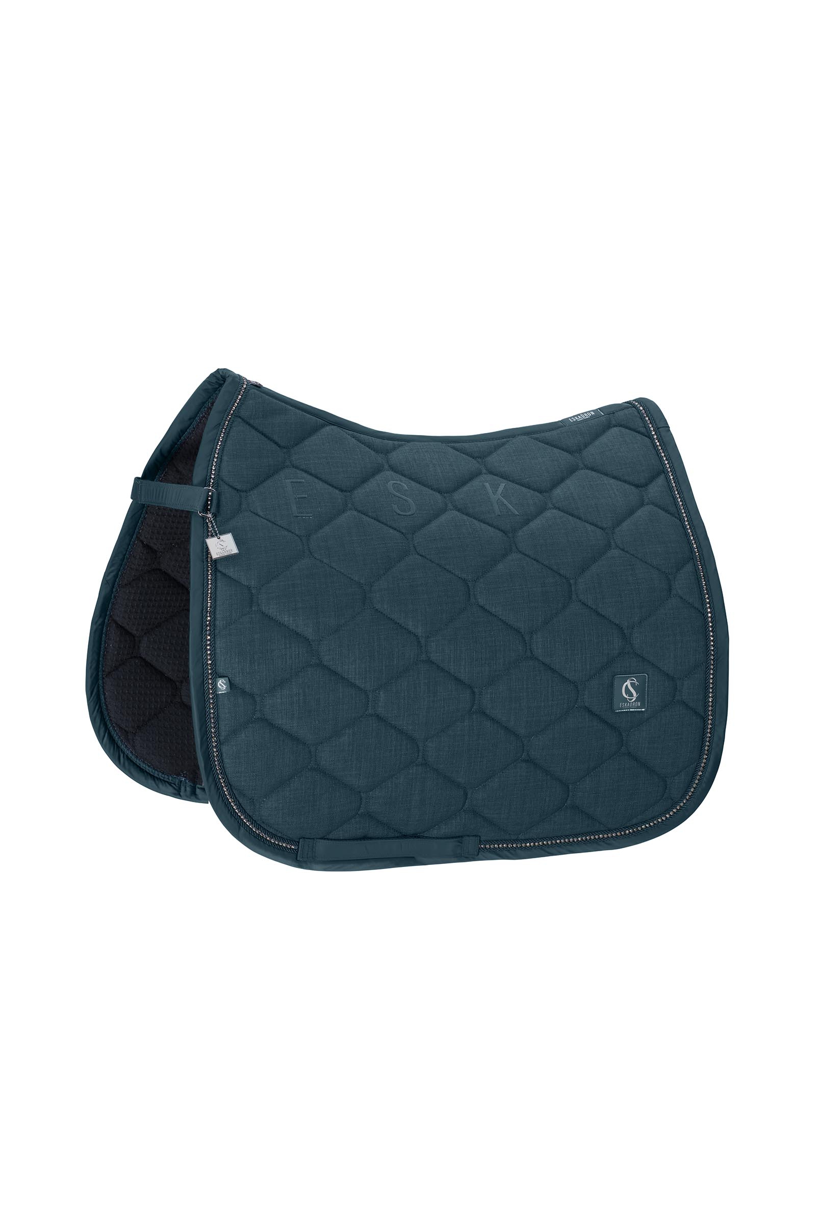 Ocean Eskadron Classic Sport SS26 Boucl&eacute; Crystal Dressage Saddle Pad