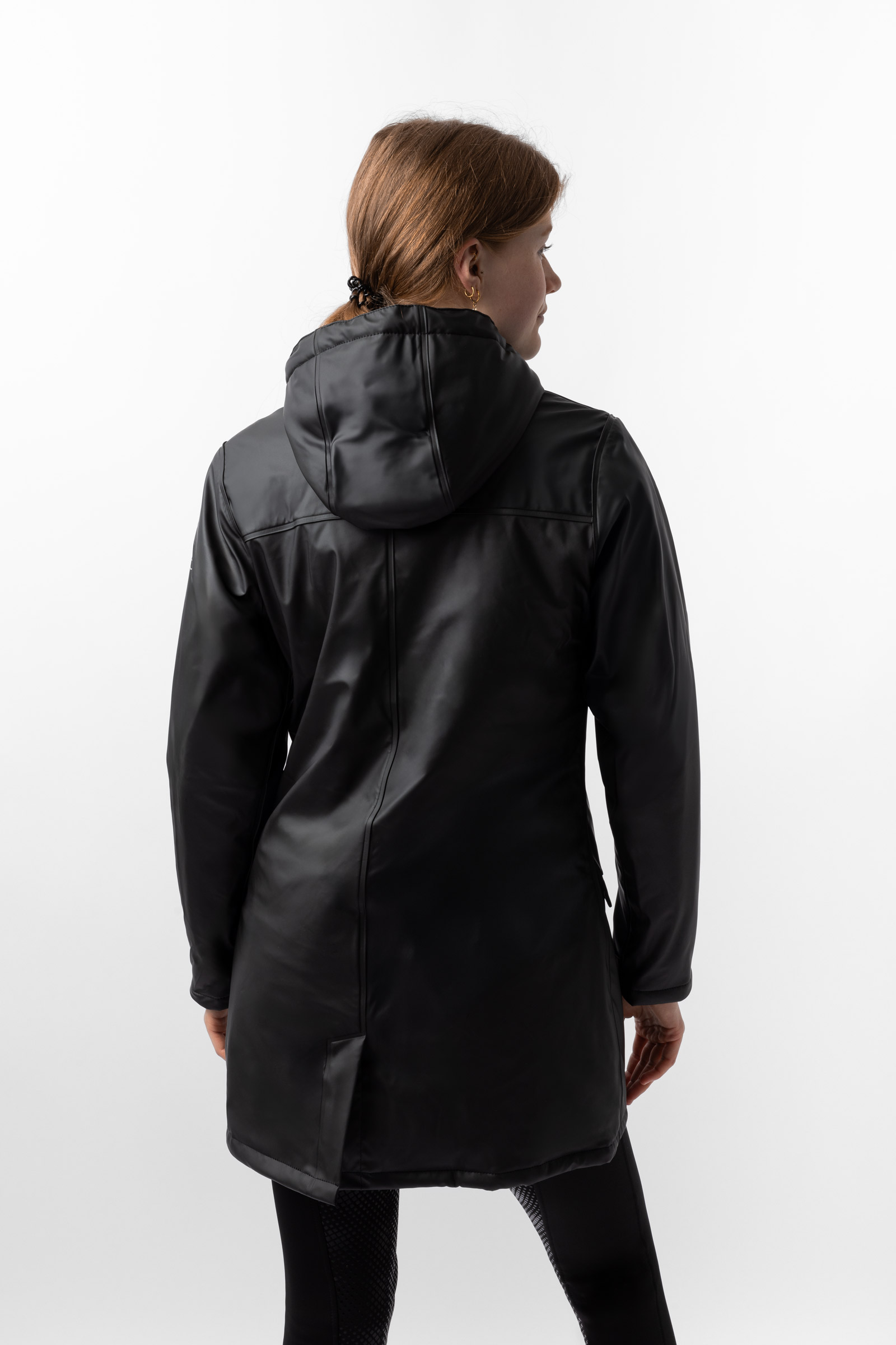 Horze Billie Women's PU Rain Riding Jacket with Fleece