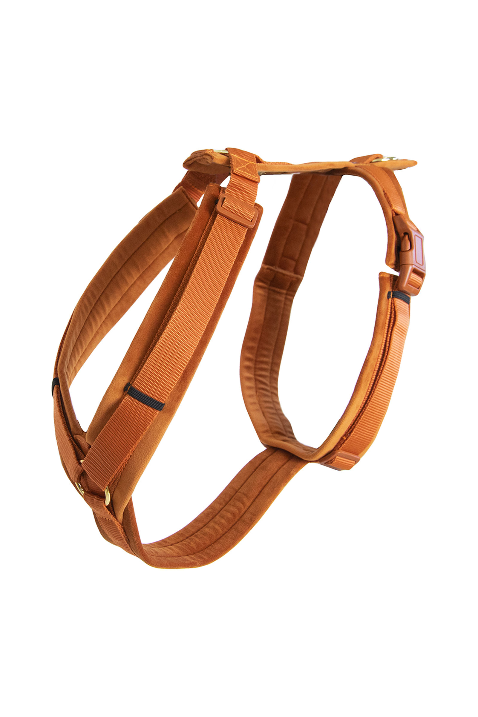 orange Kentucky Dogwear Active Velvet Dog Harness