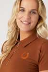 Horze Amy Women's Short Sleeve Cotton Stretch Polo Shirt