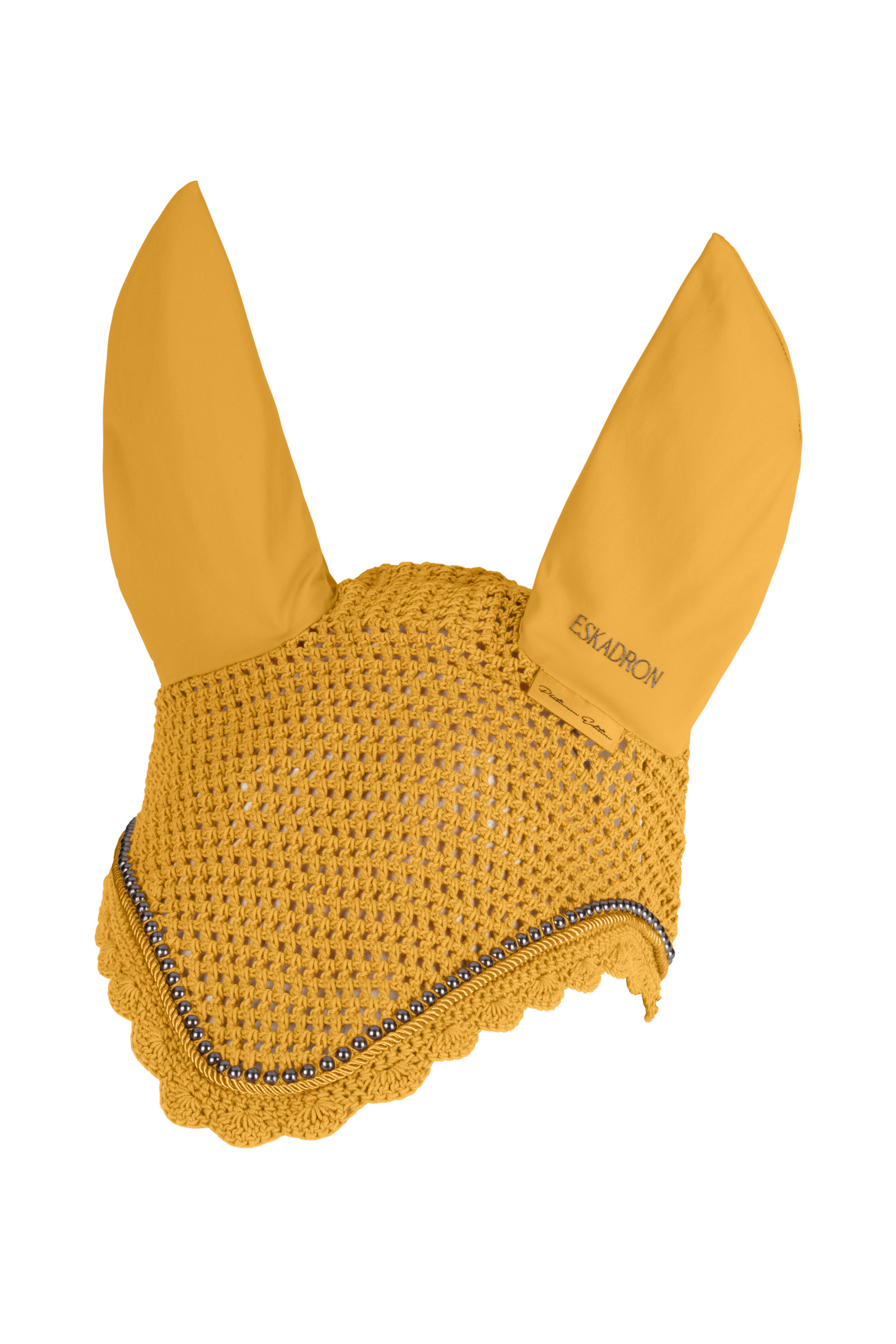 Golden Yellow Eskadron Platinum 25 Pearls Fly Hood