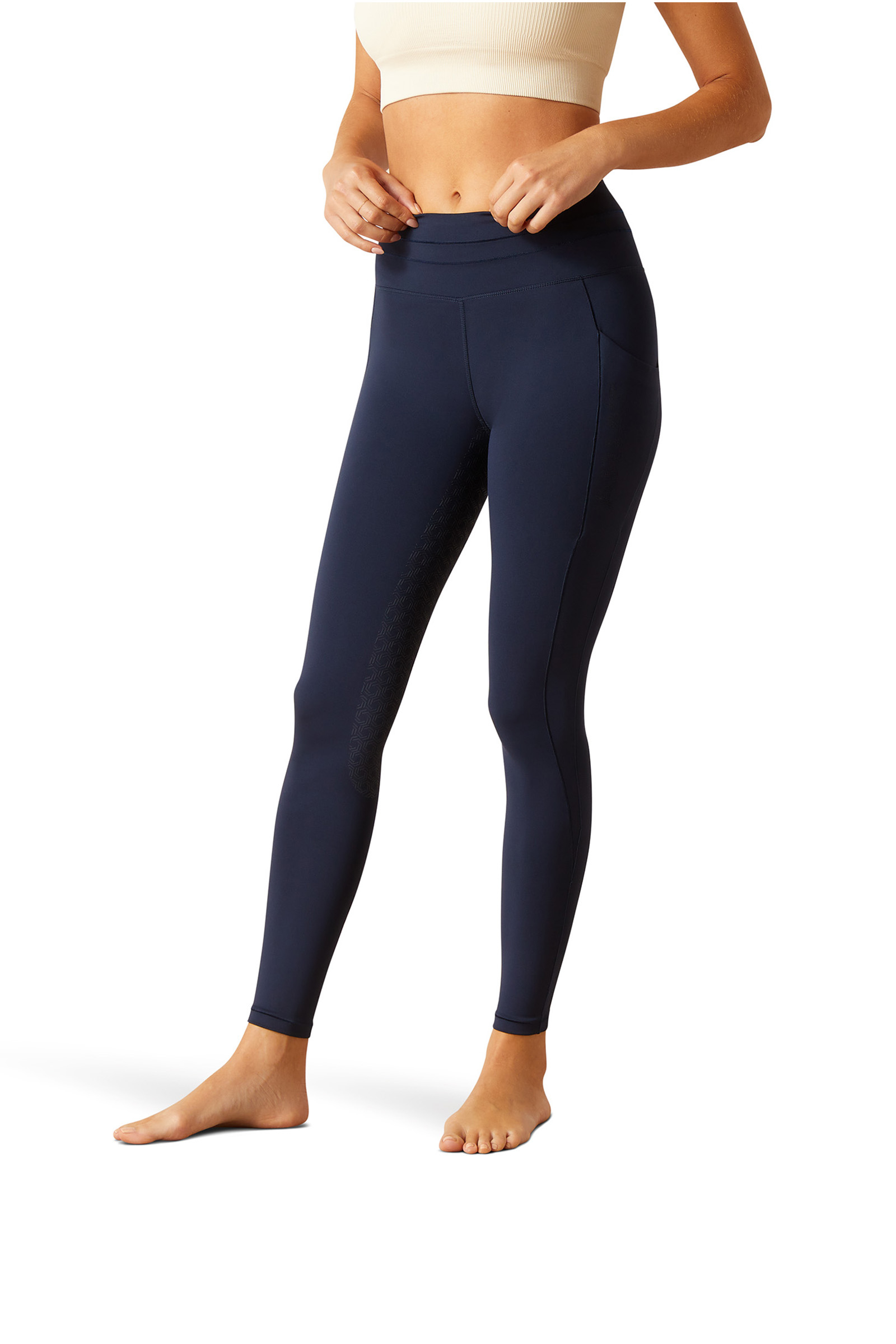 Navy Eclipse Ariat Eos 2.0 Women's Full Grip Riding Tights