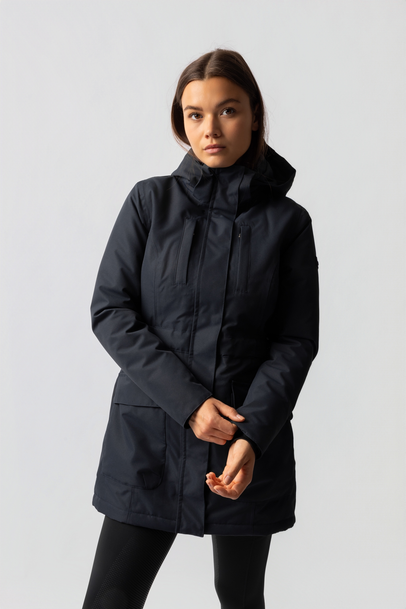Navy Horze Jadine Women´s Heated Winter Riding Jacket